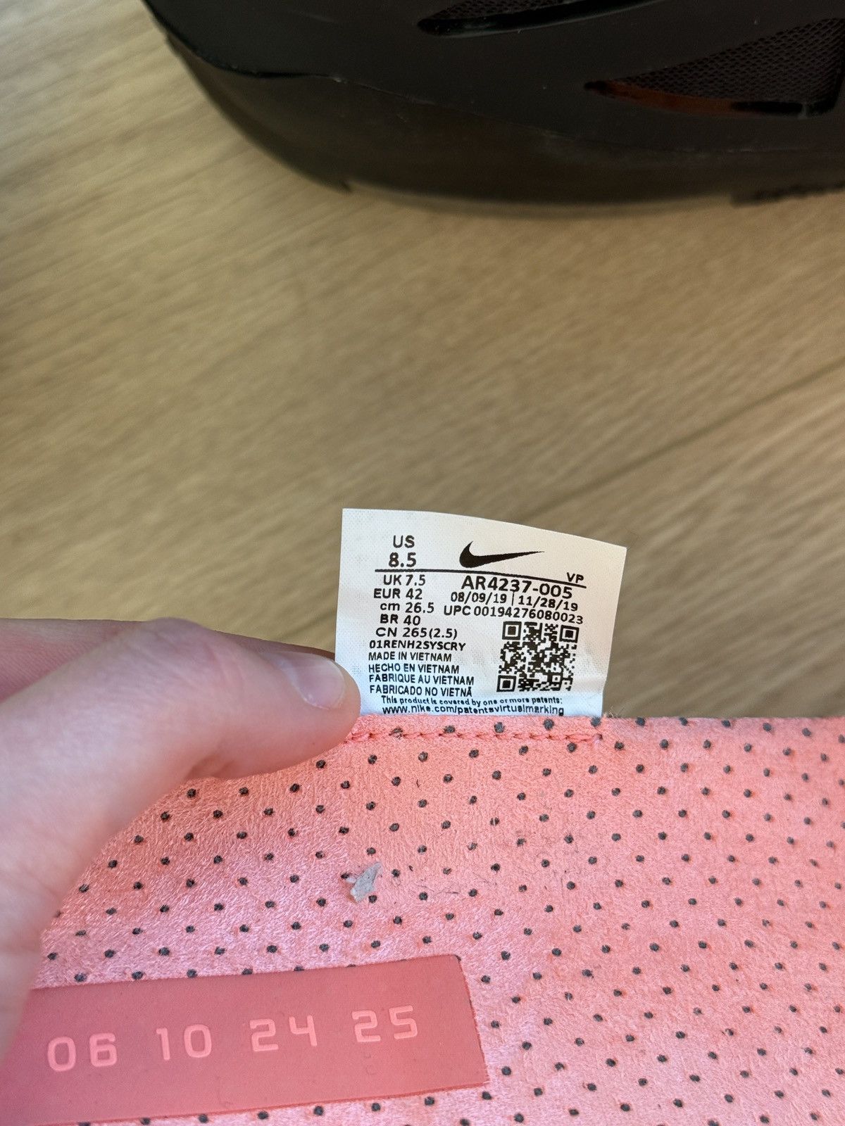 Fear of God × Nike Nike Air Fear of God 1 triple black 42 8.5US Size US 8.5 / EU 41-42 - 8 Thumbnail