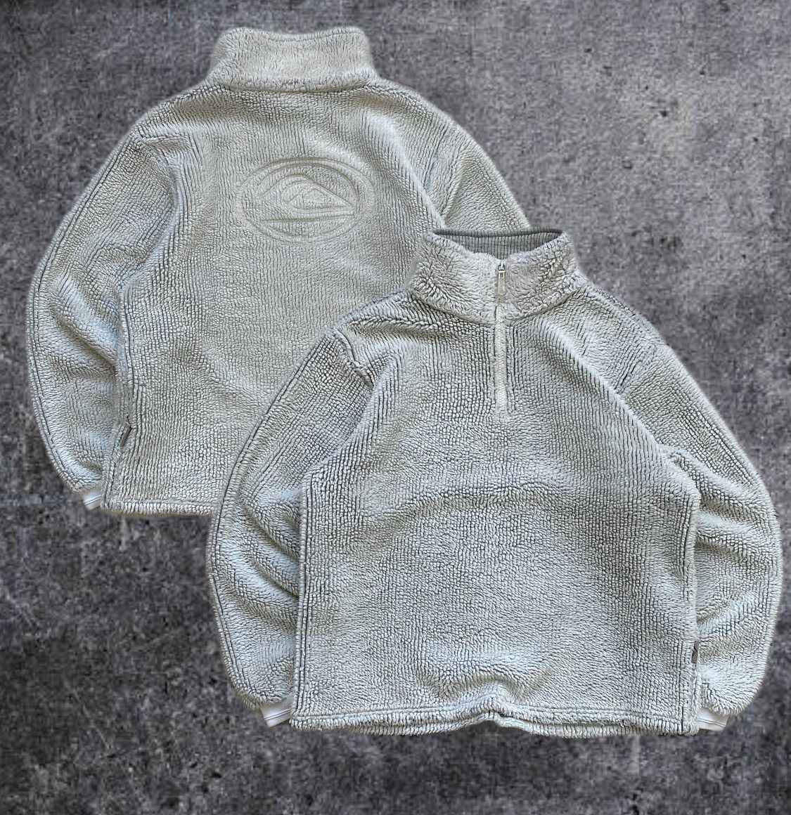 Quiksilver Vintage 80-90s Quiksilver fleece zip sweater Teddy Synchilla Size US S / EU 44-46 / 1 - 1 Thumbnail