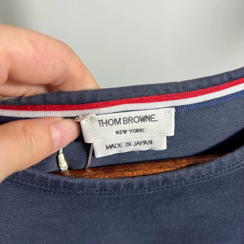 Thom Browne Thom Browne Pocket striped short sleeves Size US M / EU 48-50 / 2 - 3 Thumbnail