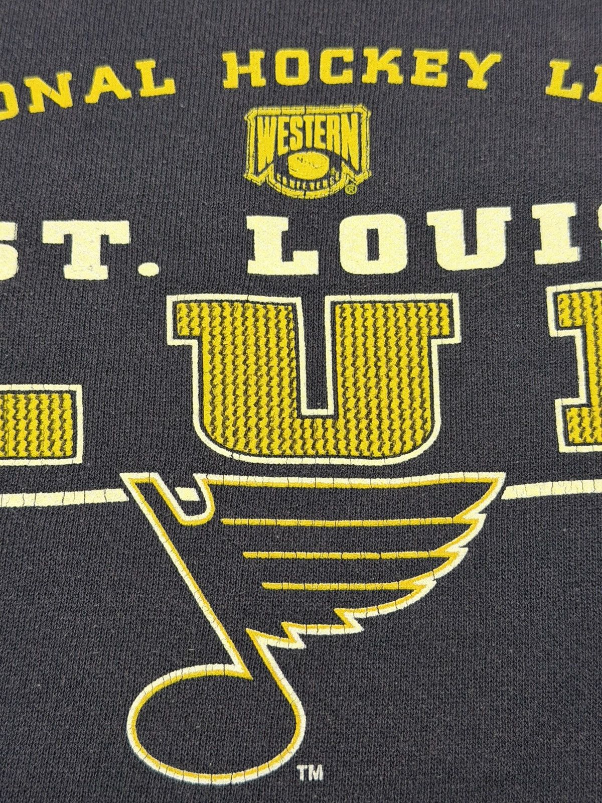 NHL Vintage 90s St. Louis Blues Hockey NHL Crewneck Size XL Size US XL / EU 56 / 4 - 7 Thumbnail