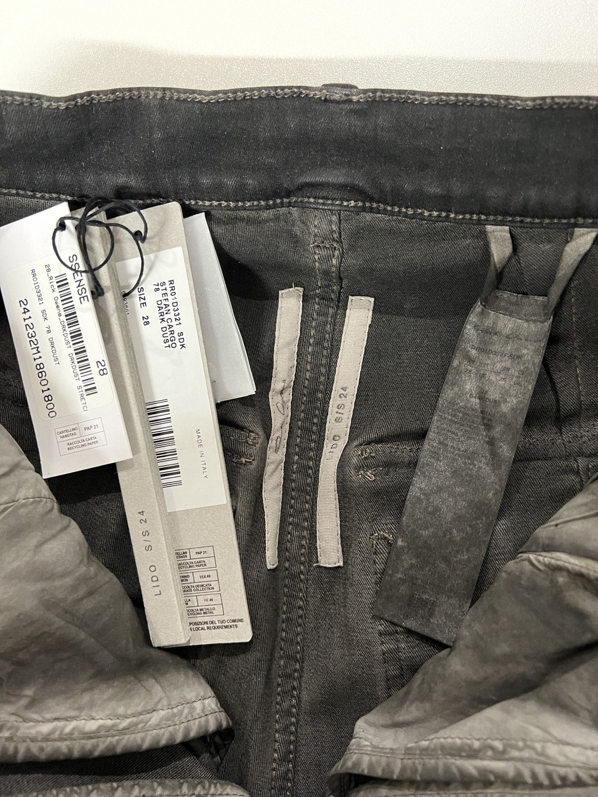 Rick Owens Stefan Cargo Pants Size US 28 / EU 44 - 5 Thumbnail