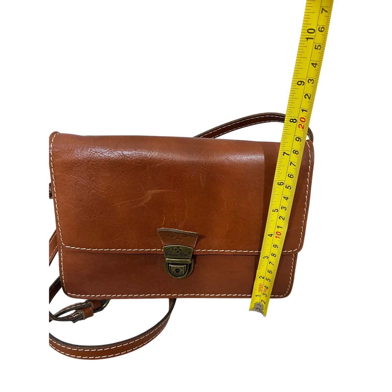 Patricia Nash Patricia Nash Lanza Crossbody Organizer Leather Brown EUC Size ONE SIZE - 7 Thumbnail