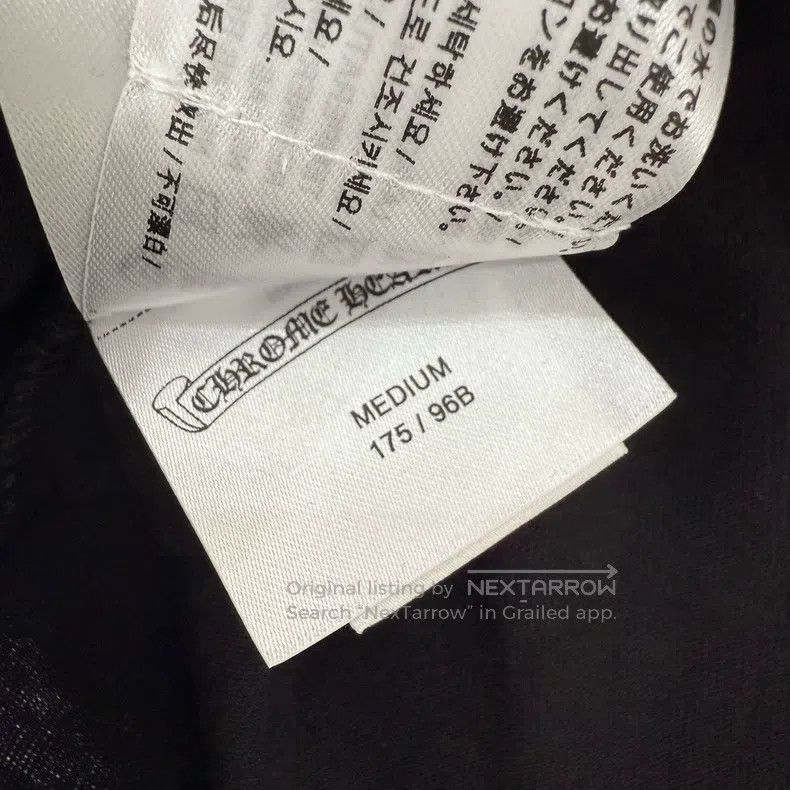 Chrome Hearts CHROME HEARTS Size M Black and blue logo short sleeves Size US M / EU 48-50 / 2 - 5 Thumbnail