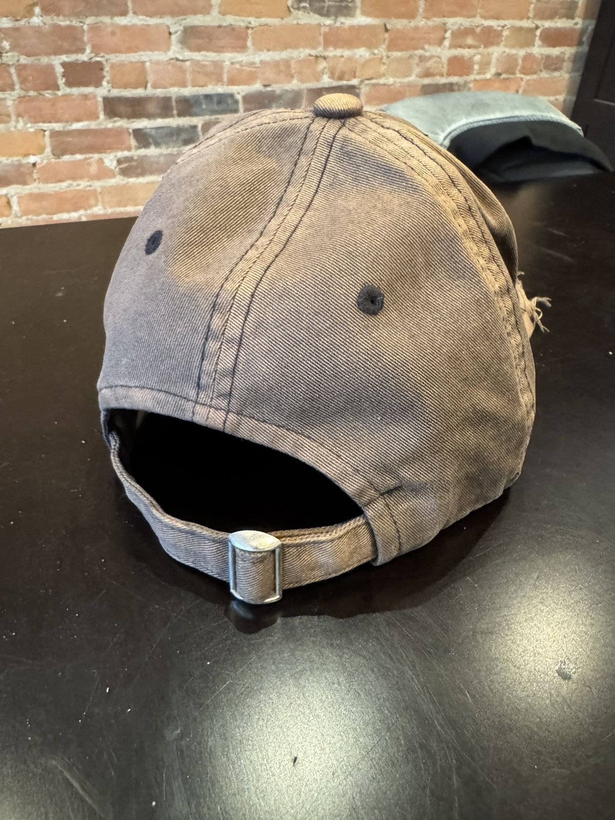 Greg Ross GREG ROSS Distressed Cap Size ONE SIZE - 3 Thumbnail