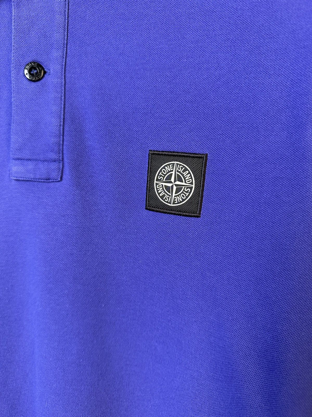 Stone Island STONE ISLAND Patch Program Long Sleeve Polo Shirt Purple S Size US S / EU 44-46 / 1 - 5 Thumbnail