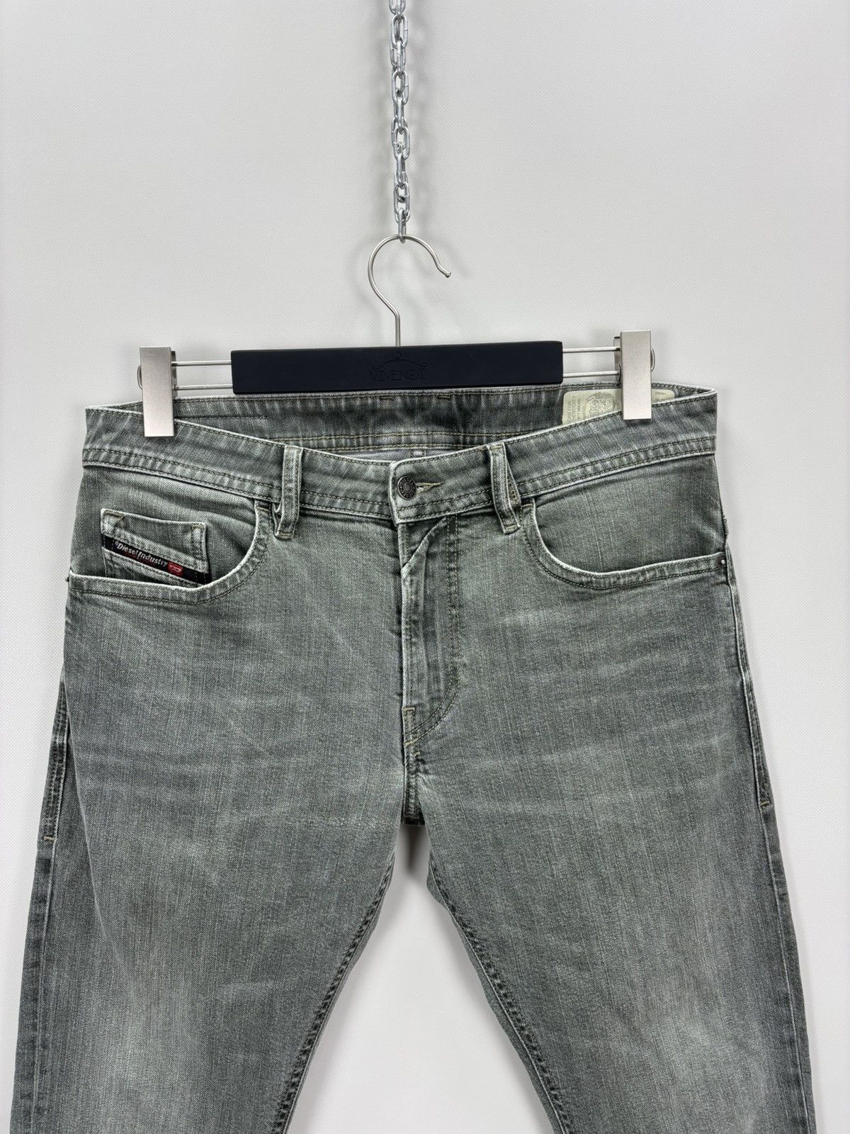 Diesel Mens jeans Diesel Size 33 Color Green/Gray Size US 33 - 3 Thumbnail