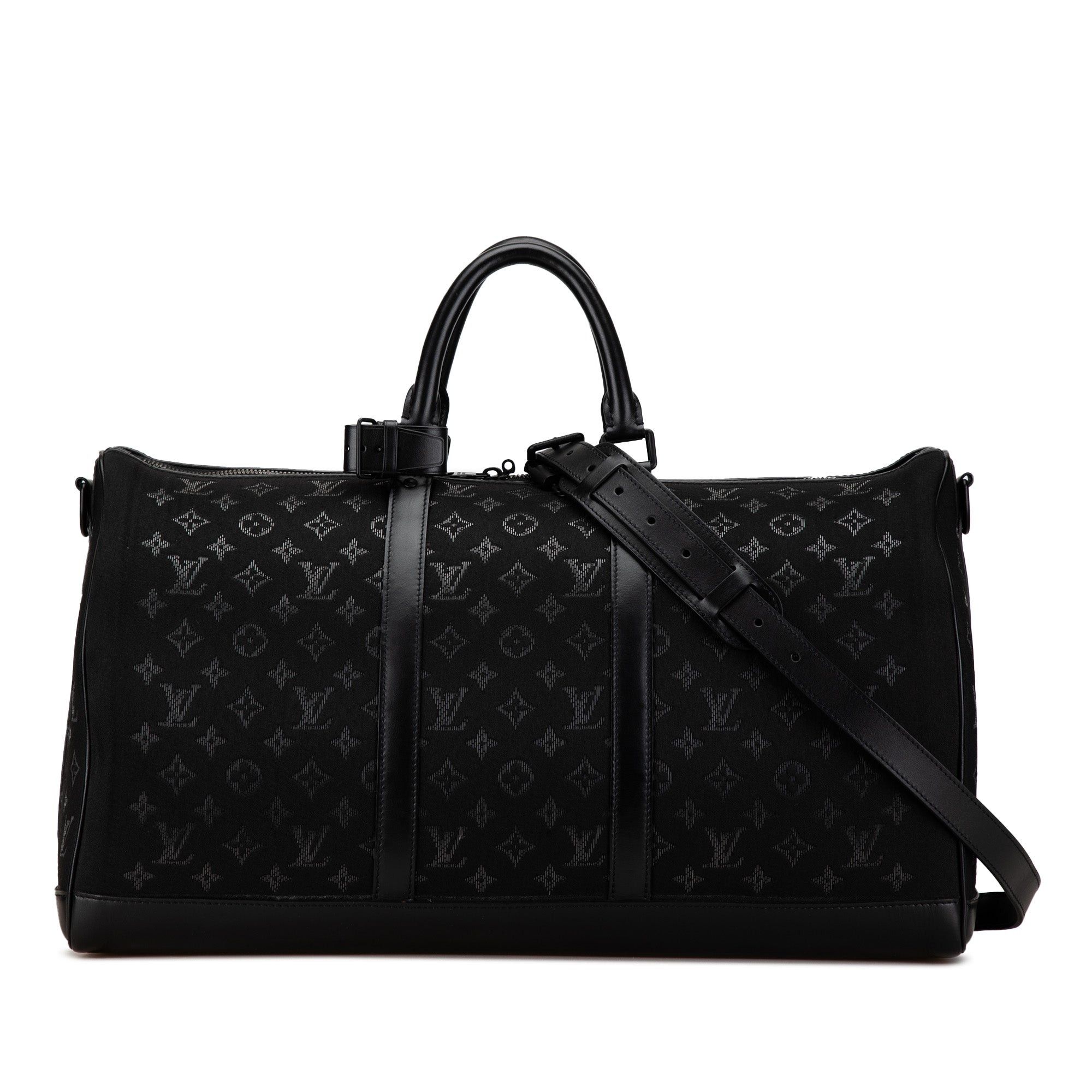 Louis Vuitton Louis Vuitton Monogram Light Up Keepall Bandouliere 50 Black Size ONE SIZE - 1 Thumbnail