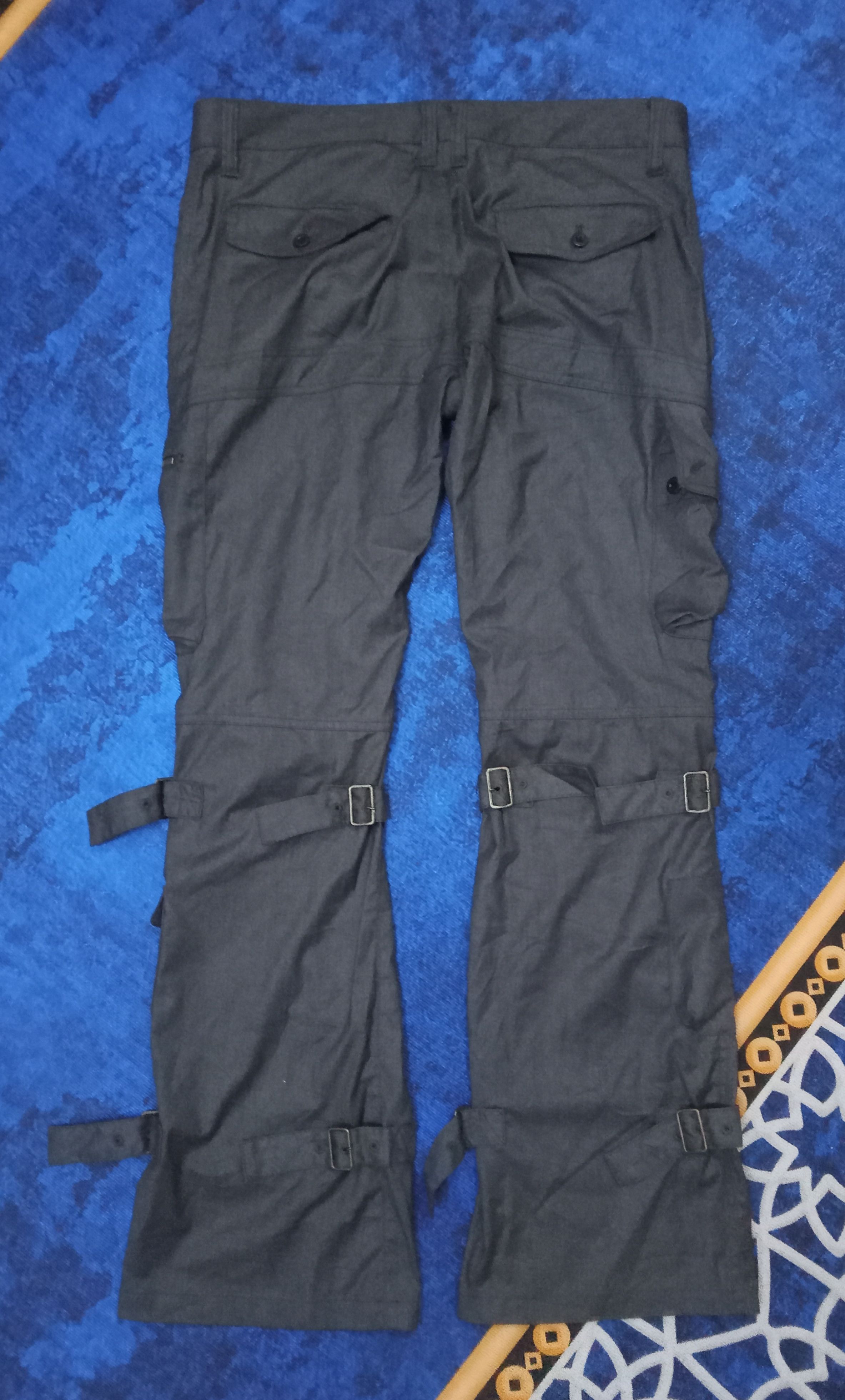 Tete Homme Tete Homme Issey Miyake Multipockets Bondage Flare Pants Size US 36 / EU 52 - 2 Thumbnail