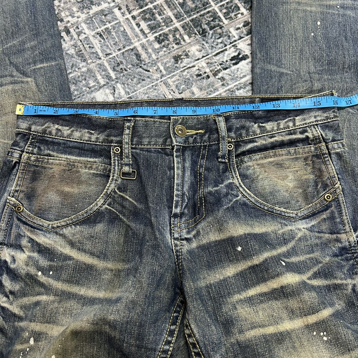 If Six Was Nine Y2k Painted Semantic Style Jeans Size US 32 / EU 48 - 13 Thumbnail