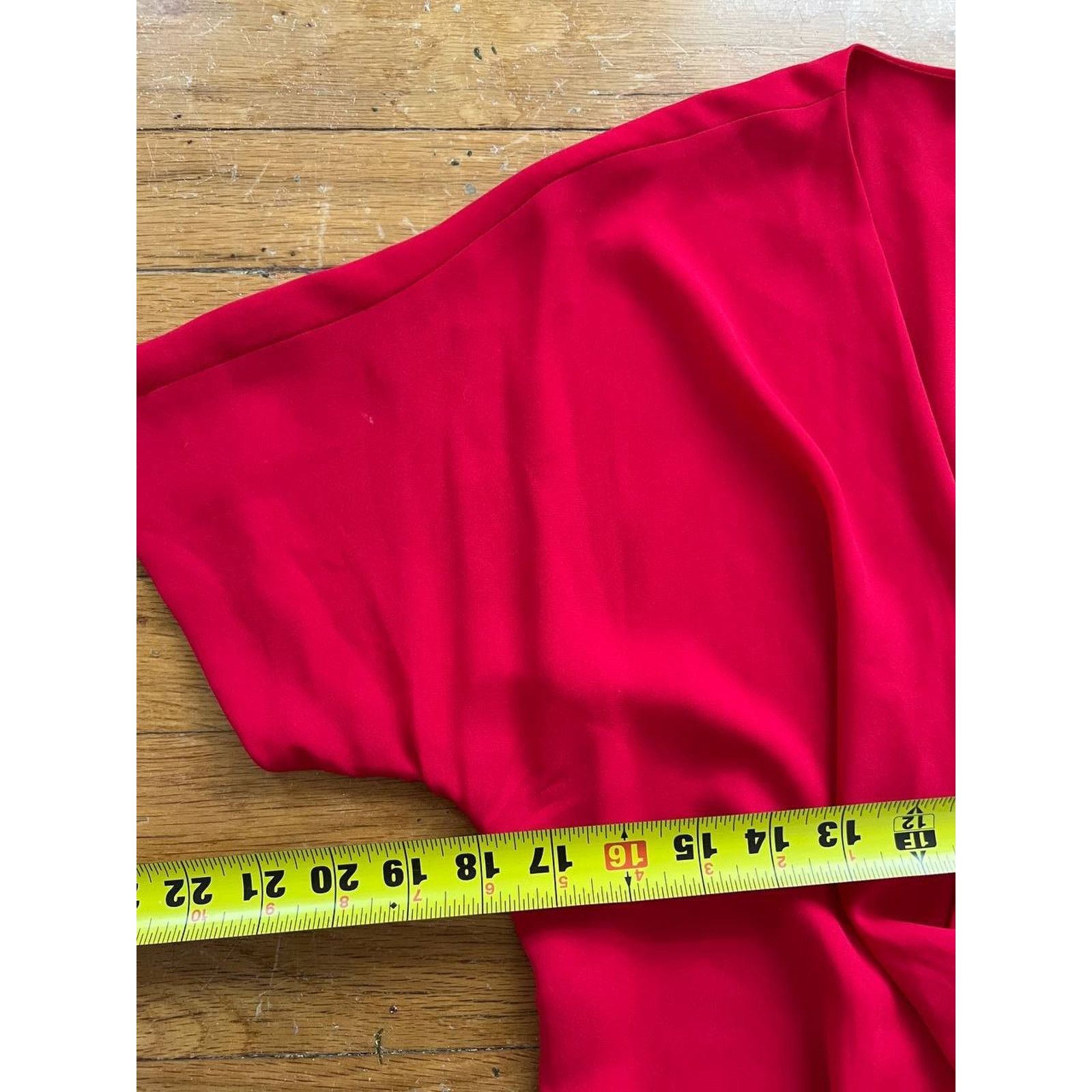 Gianni Barbato Babaton Aritzia Wallace Short Sleeve Mini Dress Red A000952 Size S / US 4 / IT 40 - 10 Thumbnail