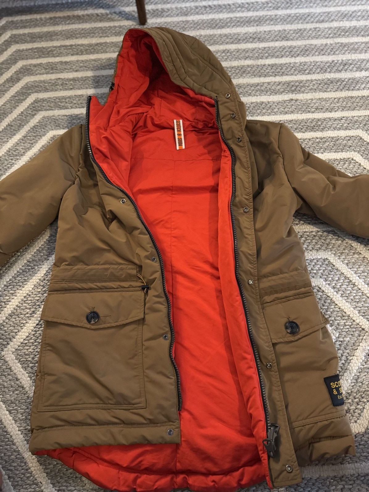 Scotch & Soda Scotch and soda reversible parka Size US M / EU 48-50 / 2 - 8 Thumbnail