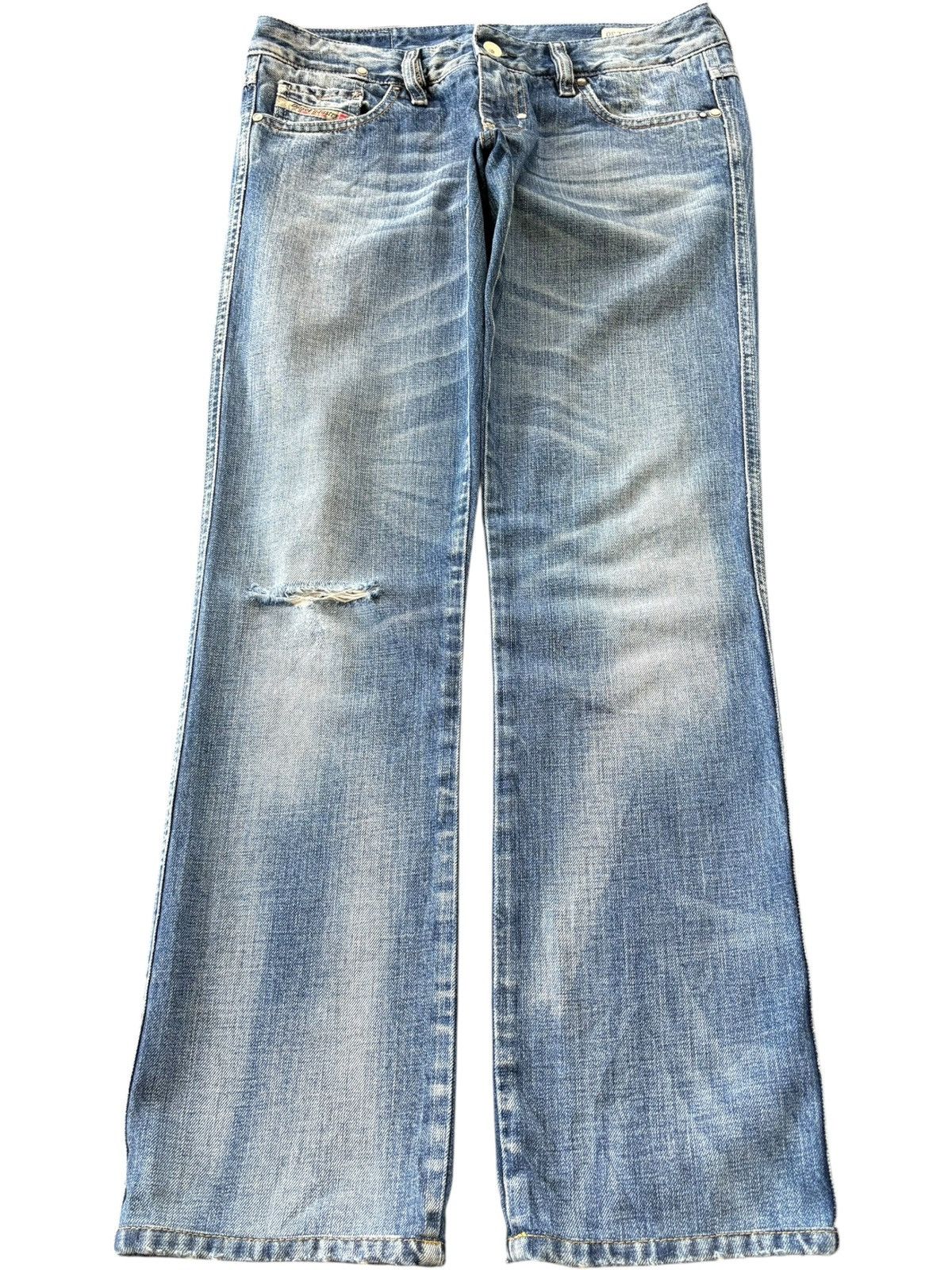 Diesel Vintage Diesel Lhela Beaded Pocket Distressed Jeans Size 31" - 1 Thumbnail