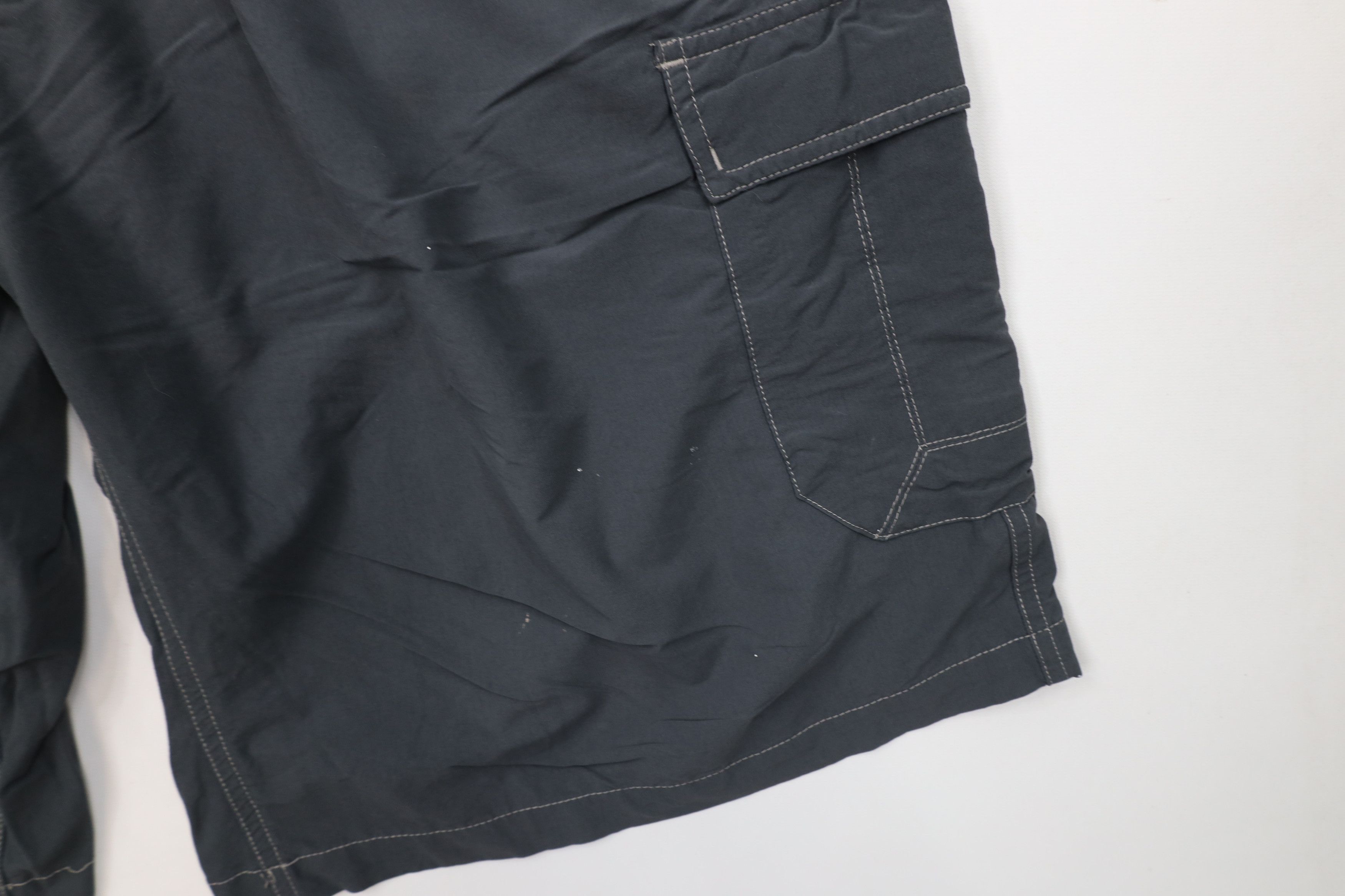 Kuhl × Vintage Kuhl Mountain Distressed Hiking Climbing Cargo Shorts Gray Size US 40 / EU 56 - 6 Thumbnail