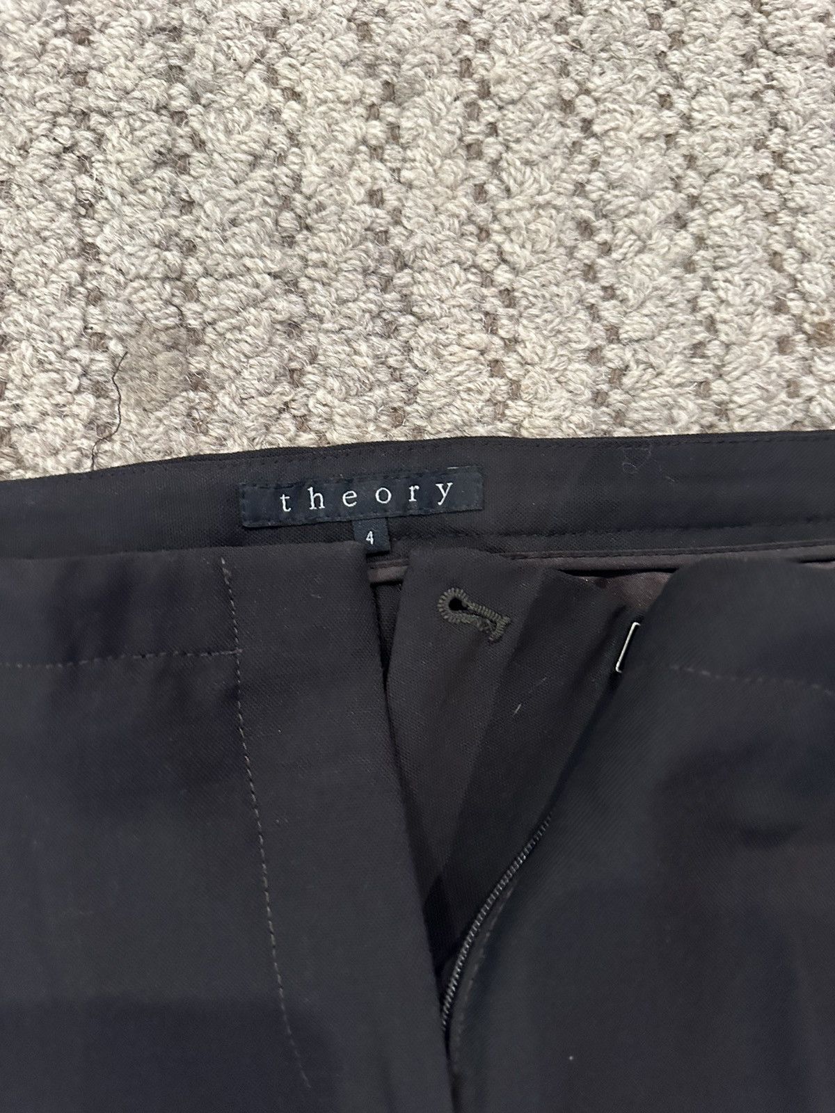 Theory Vintage Theory Wide Leg Pants Size 27" / US 4 / IT 40 - 3 Thumbnail