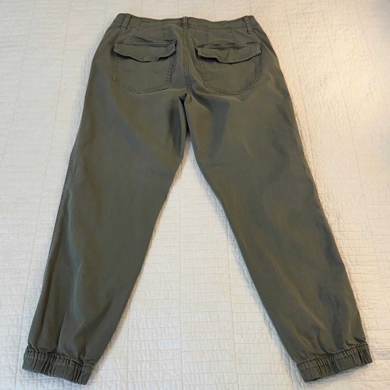Sanctuary Anthropologie Sanctuary 26 Cotton Jogger Olive Green EUC Size 42" / US 20 - 4 Thumbnail