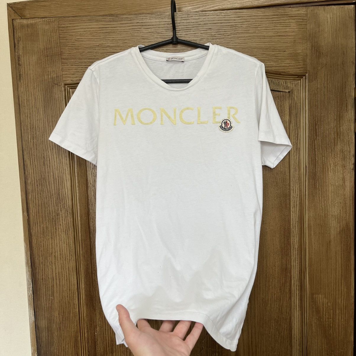 Moncler Moncler T Shirt Big logo Size US L / EU 52-54 / 3 - 2 Thumbnail