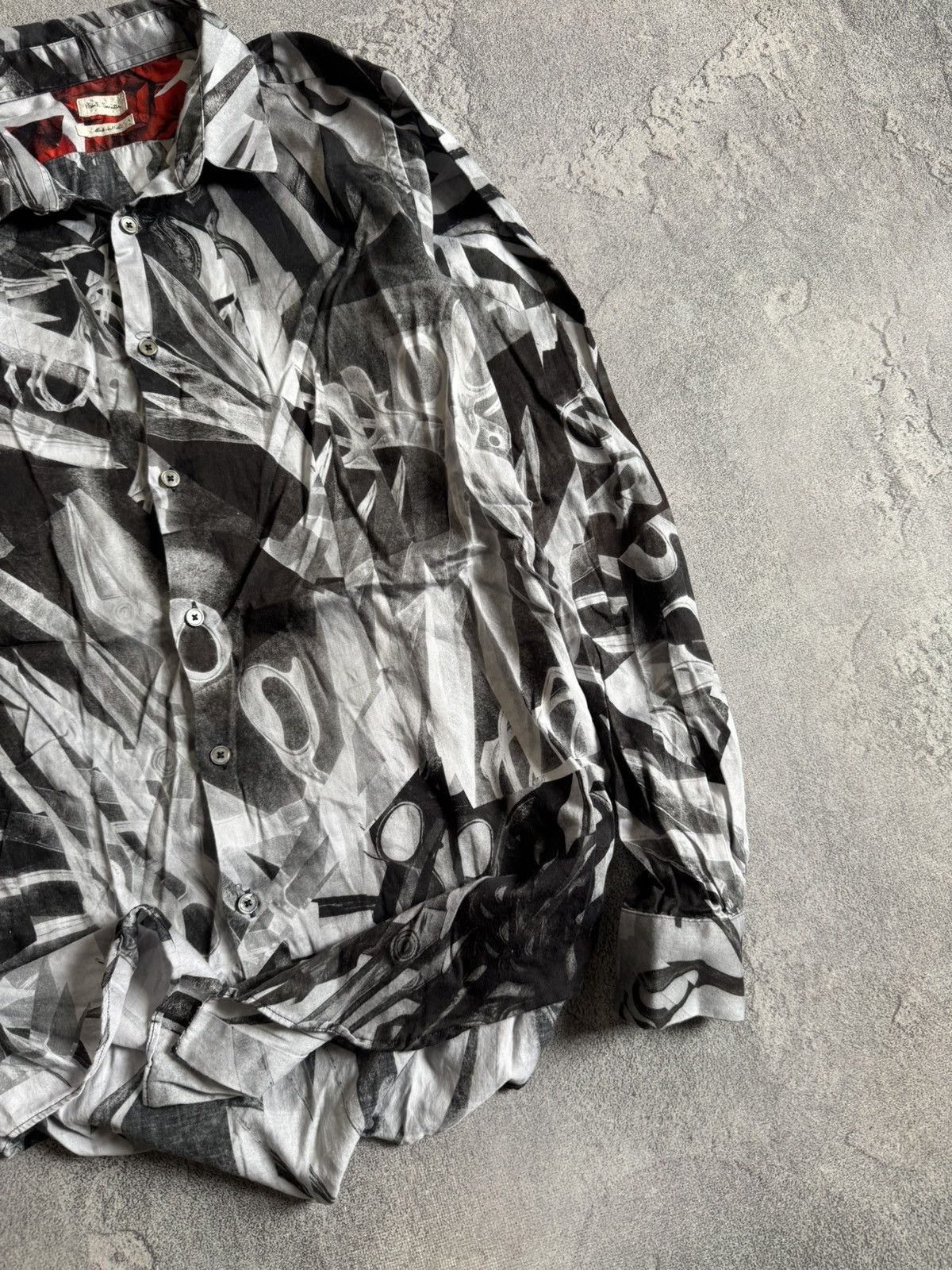 Paul Smith Paul Smith L printed scissors ✂️ shirts button up long sleeve Size US L / EU 52-54 / 3 - 4 Thumbnail