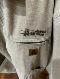 Stussy Jacket Detroit Work Active Coat Duck Workwear EX0035