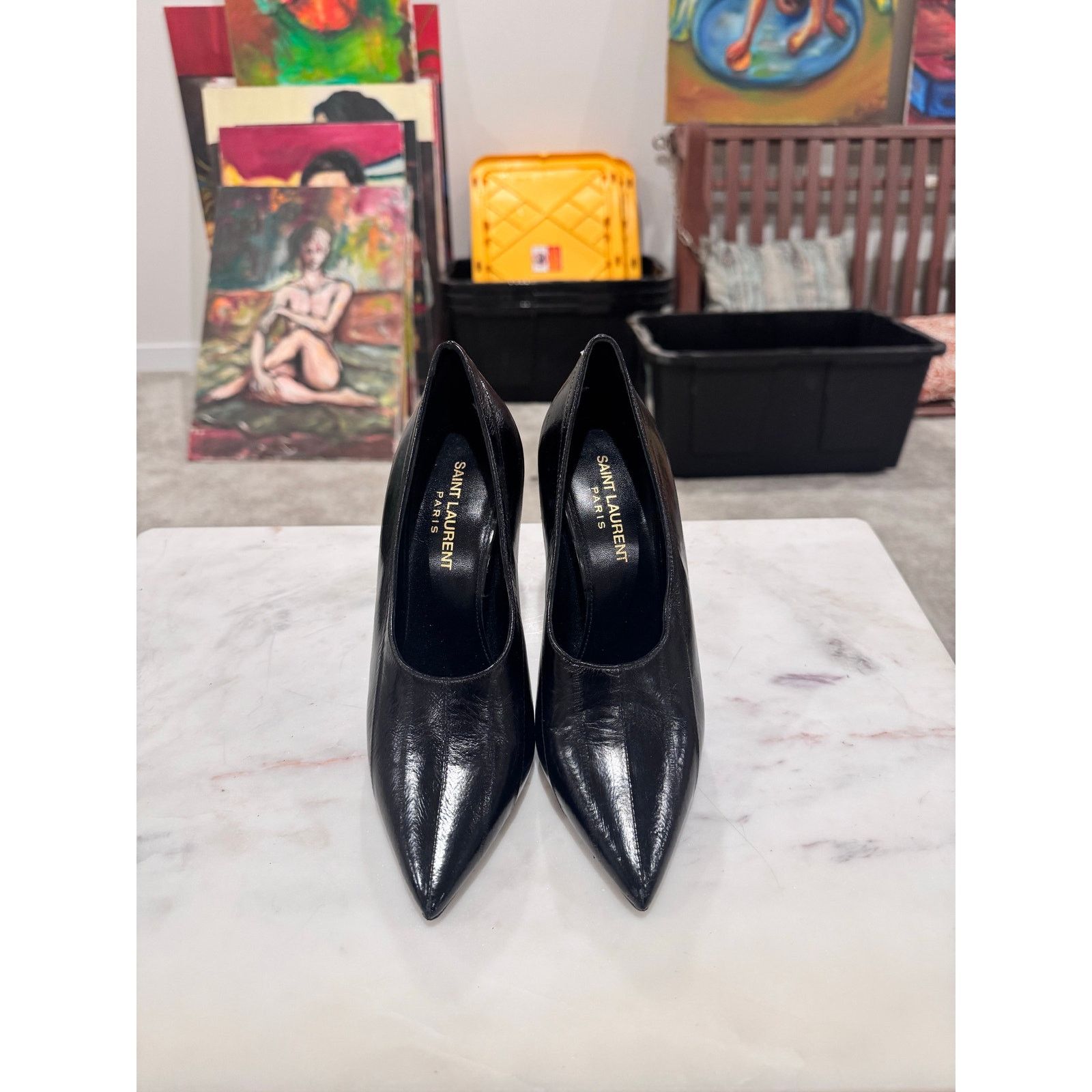 Saint Laurent Paris Authentic Saint Laurent Teddy 105, EU 35.5, 10/10 Size US 5.5 / IT 35.5 - 1 Thumbnail
