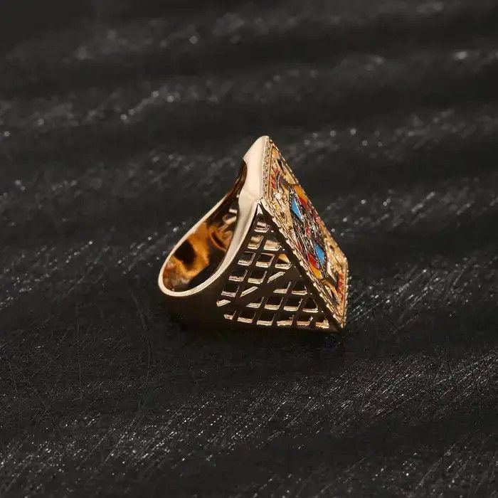 Jewelry Spade King Black Jack Poker Ring ( Size 8-10) Size ONE SIZE - 3 Thumbnail