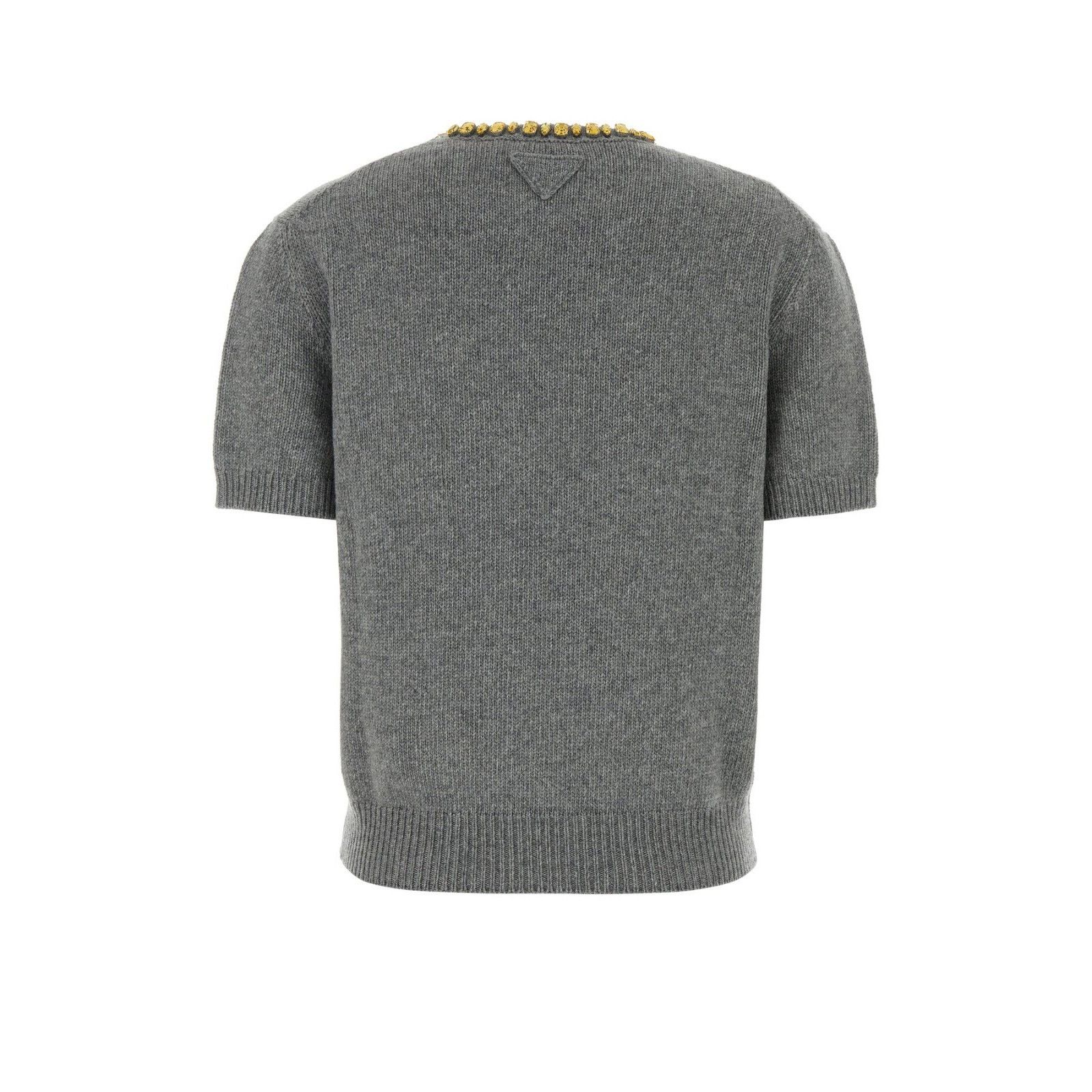 Prada PRADA Gray Wool Blend Sweater New & Authentic (Women's size: Size XL / US 12-14 / IT 48-50 - 2 Thumbnail