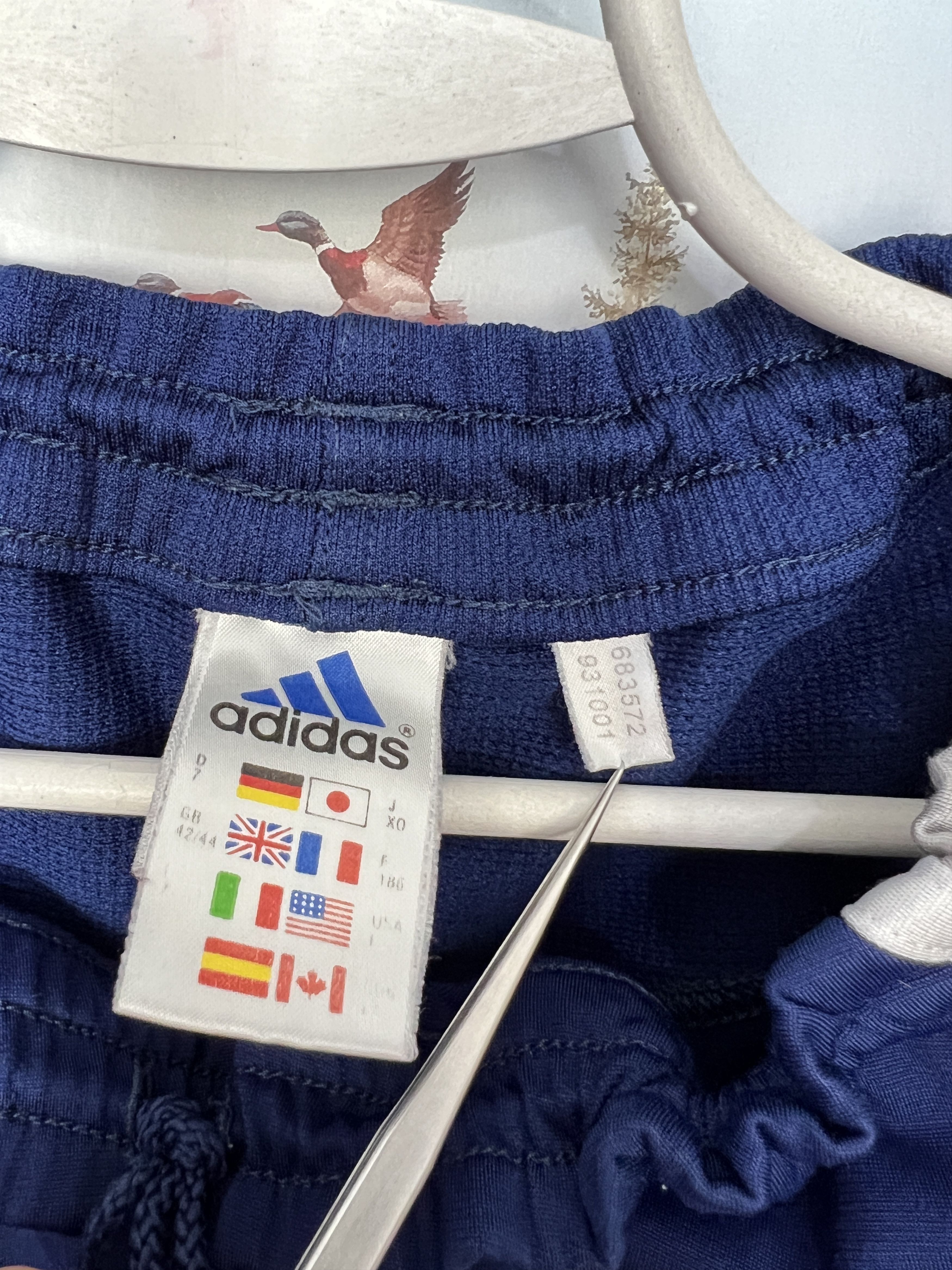 Adidas Vintage 90's Adidas Real Madrid Football Pants Soccer Blue L Size US 34 / EU 50 - 8 Thumbnail