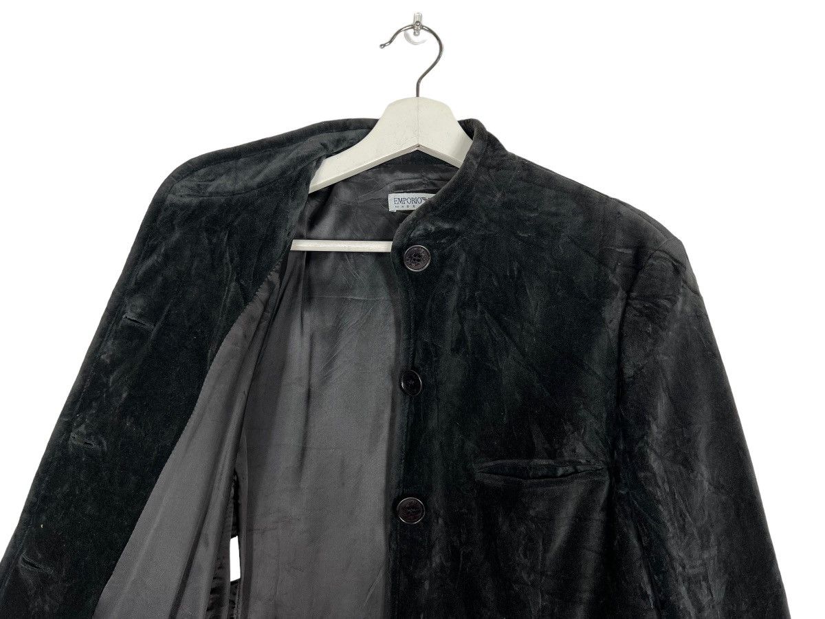 Armani 🔥EMPORIO ARMANI VELVET BLAZER FULL BUTTON JACKET MADE ITALY Size US M / EU 48-50 / 2 - 10 Thumbnail