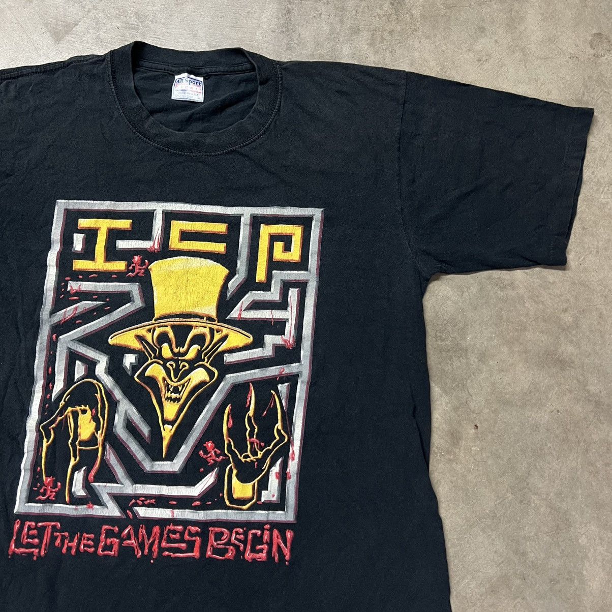 Band Tees × Rap Tees × Vintage Vintage 90’s Insane Clown Posse “ICP” 🇺🇸 Rap T-Shirt Size US L / EU 52-54 / 3 - 4 Thumbnail