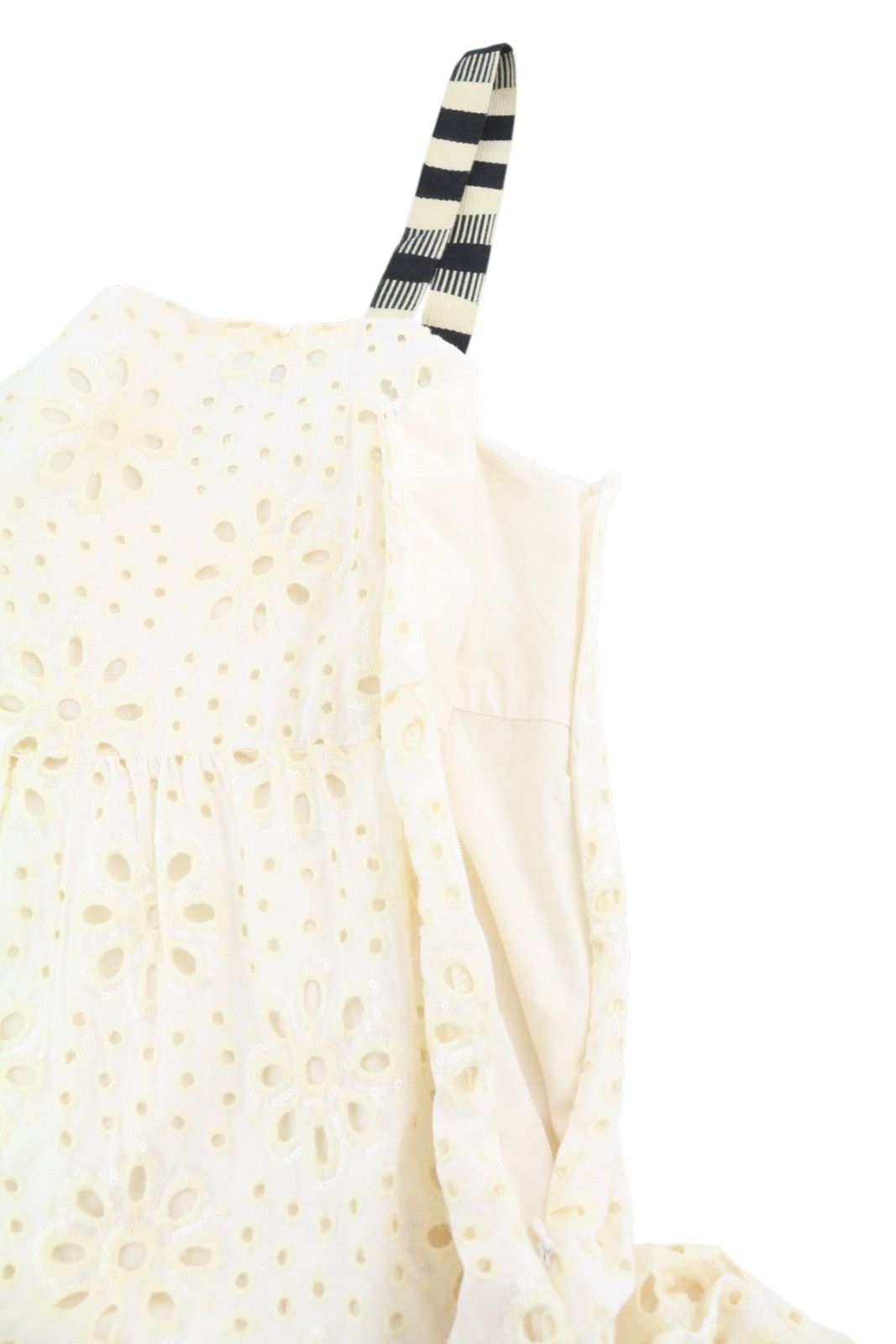 Desigual VEST LEAH M Off White Sequin Midi Dress 89013 Size M / US 6-8 / IT 42-44 - 8 Thumbnail