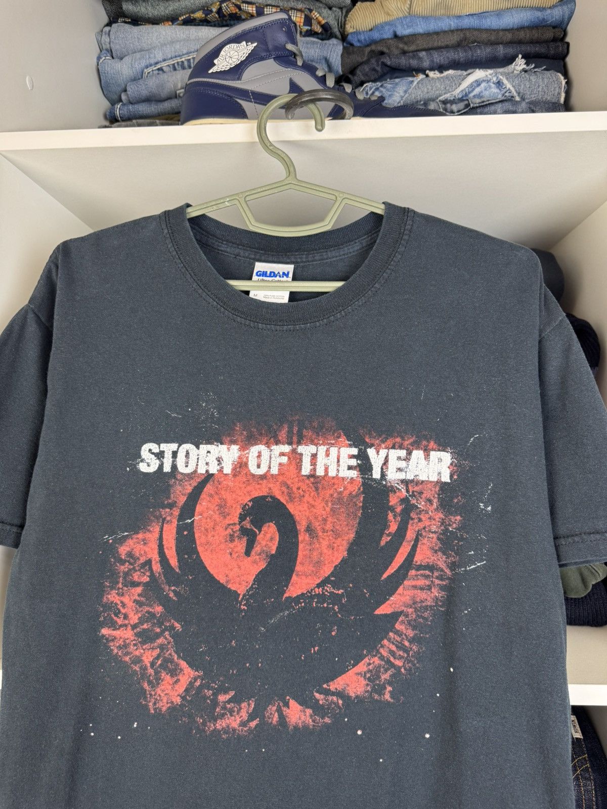 Band Tees Vintage 2008 Story Of The Year Distressed T-shirt Size US M / EU 48-50 / 2 - 2 Thumbnail
