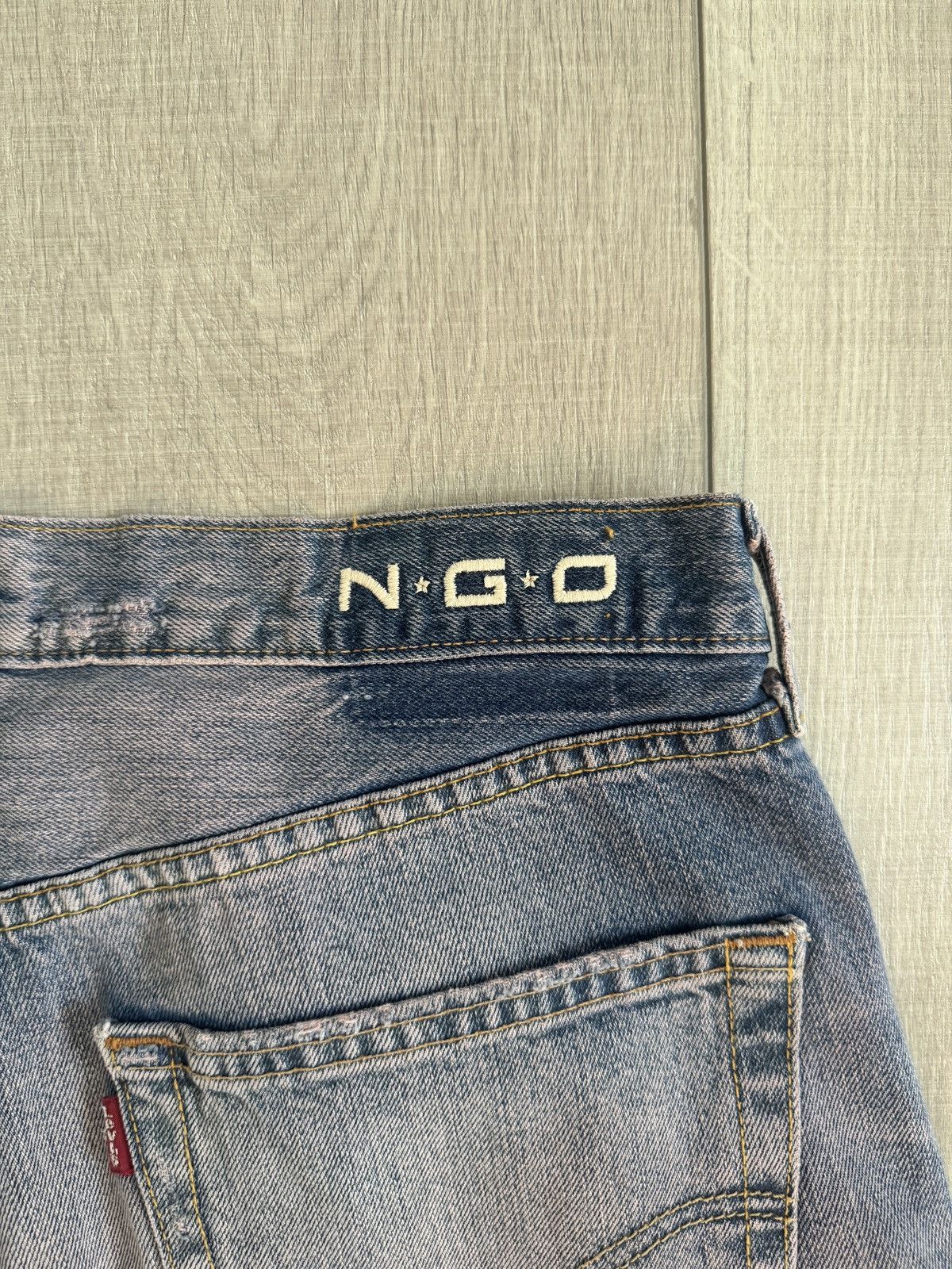Other Custom NGO Levi 501 Jeans Size US 36 / EU 52 - 5 Thumbnail