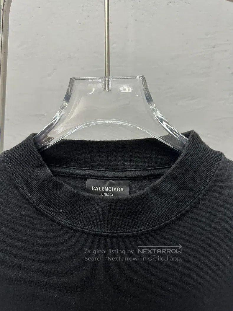 Balenciaga Balenciaga Short Sleeve Phantom Logo Black Size US S / EU 44-46 / 1 - 5 Thumbnail