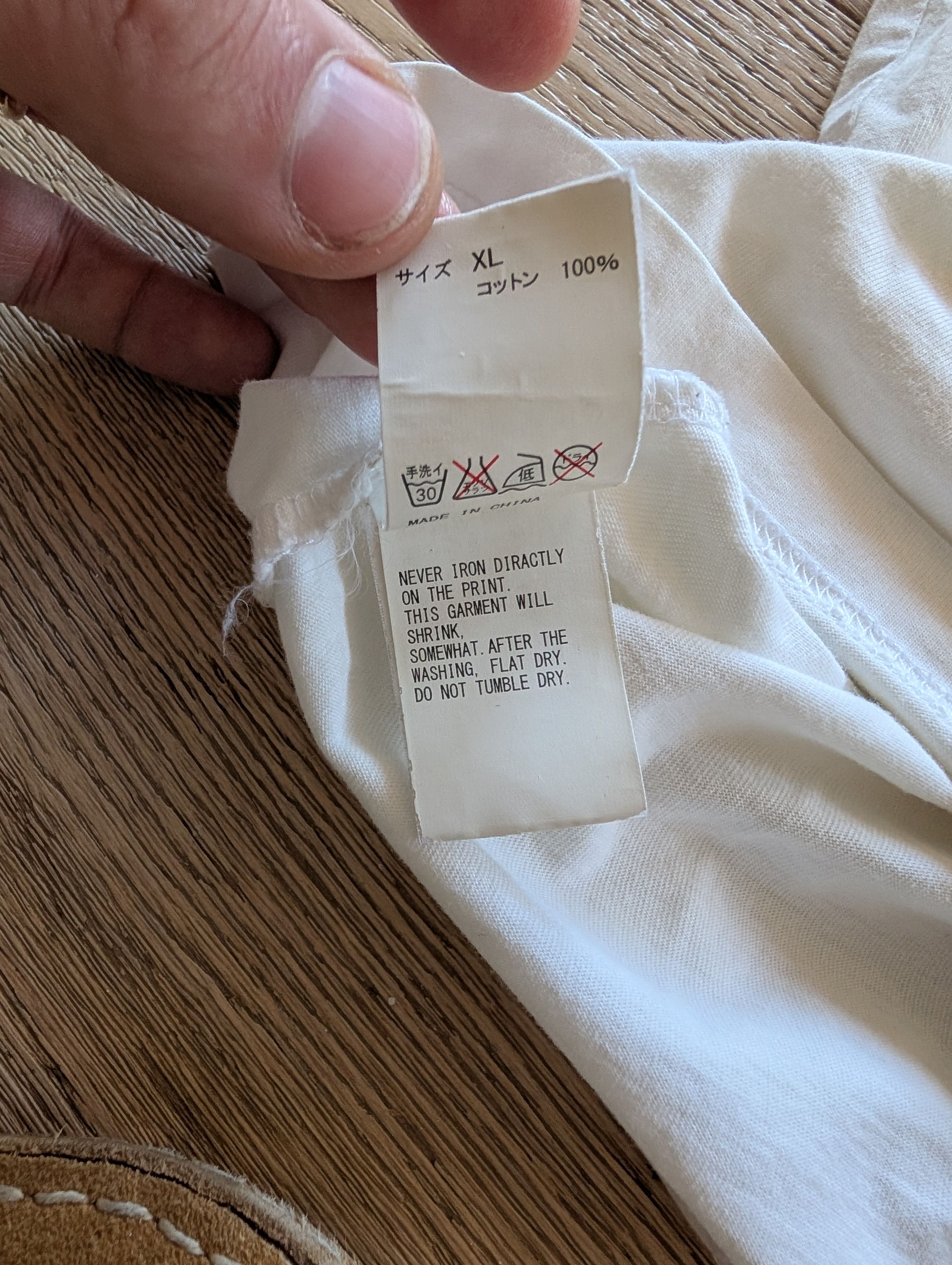 Undercover "too much contradiction" Television tee shirt Size US XL / EU 56 / 4 - 5 Thumbnail