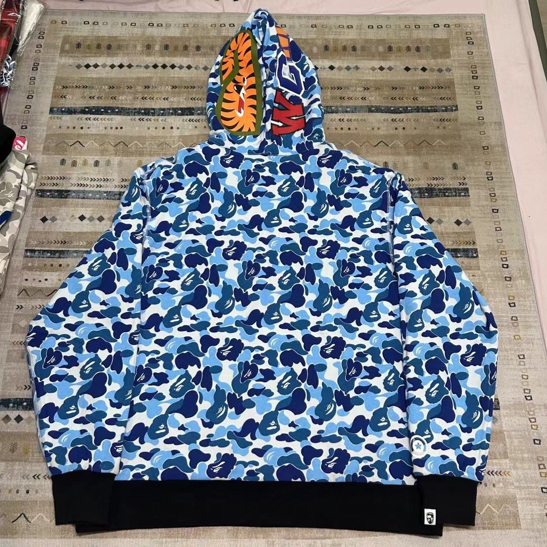 Bape COLOR CAMO SHARK FULL ZIP HOODIE Size US XXL / EU 58 / 5 - 2 Thumbnail