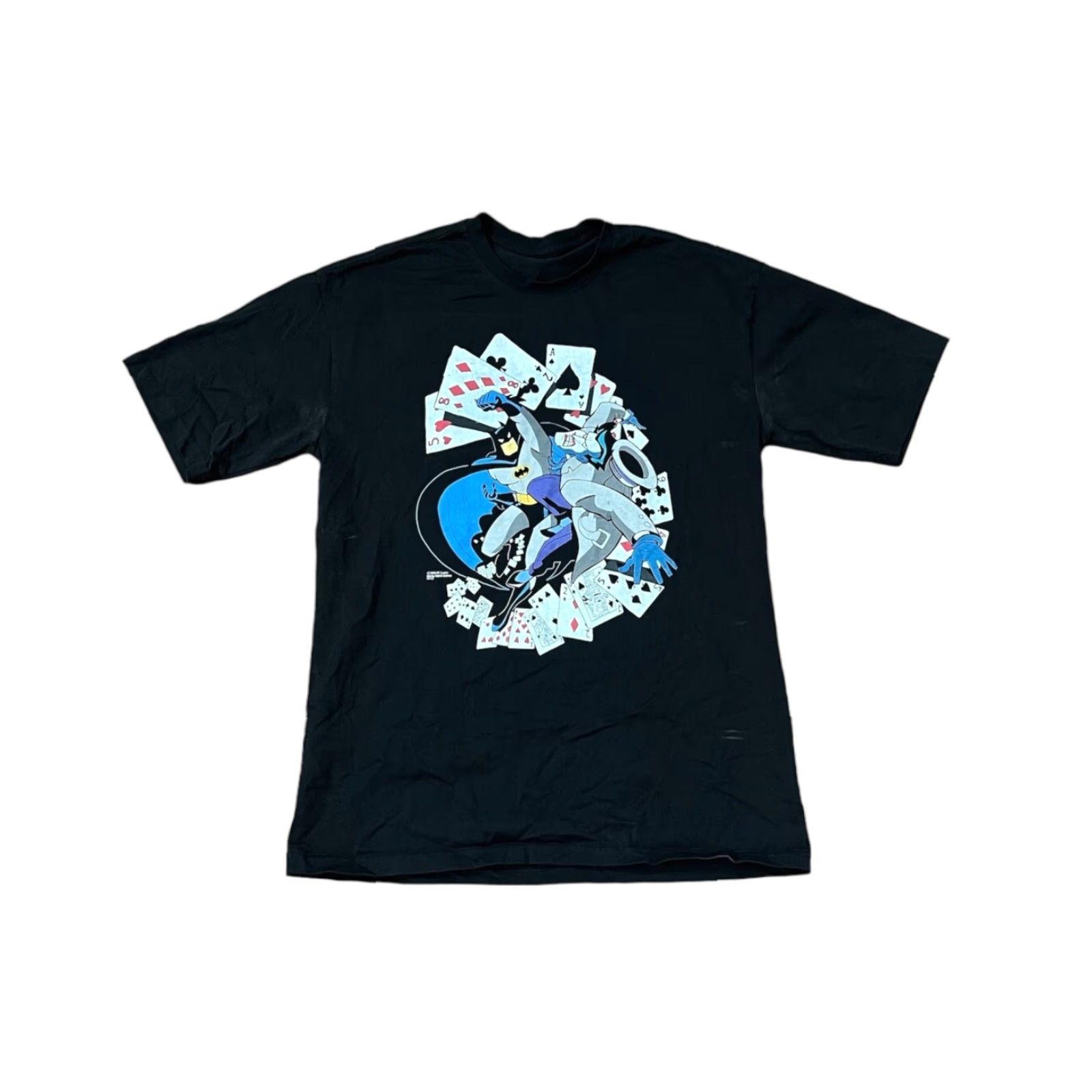 DC Comics VINTAGE Batman The Animated Series DC Comics T-Shirt Mens Medium Short Sleeve Black Joker Comic 1993 Size US M / EU 48-50 / 2 - 1 Thumbnail