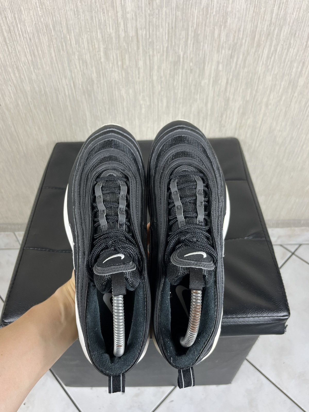 Nike Nike air max 97 central swoosh shoes sneakers reflective Size US 8 / EU 41 - 18 Thumbnail