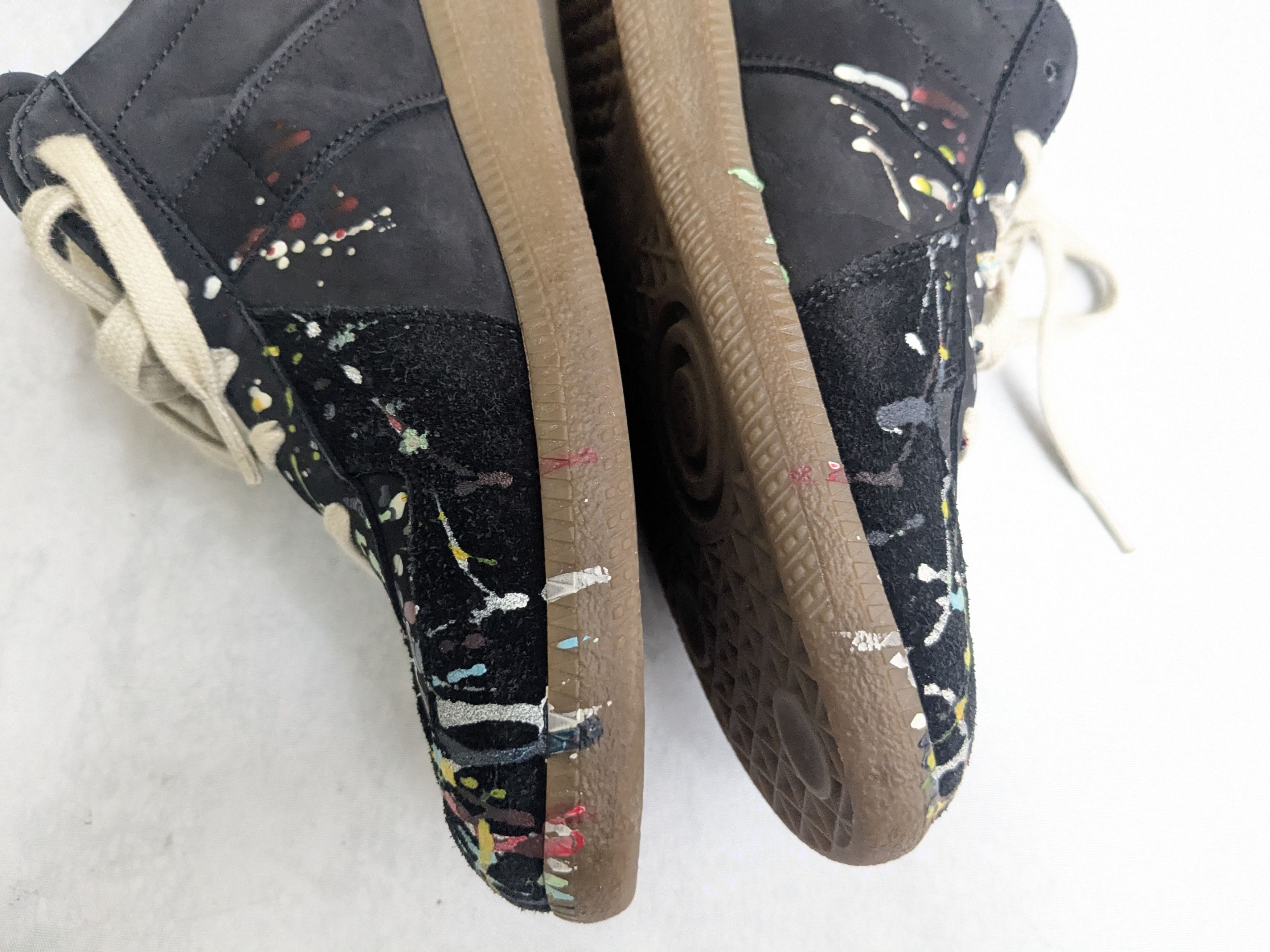 Maison Margiela Maison Margiela Replica GAT Paint Splatter Black 9 42 Size US 9 / EU 42 - 9 Thumbnail