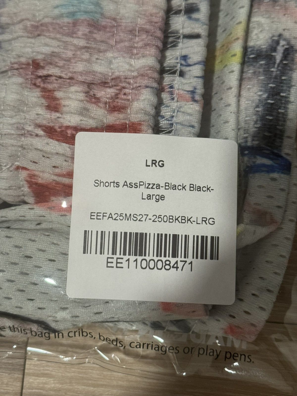 Asspizza × Eric Emanuel Eric Emanuel Asspizza halloween shorts Size L Large NEW Size US 36 / EU 52 - 4 Thumbnail