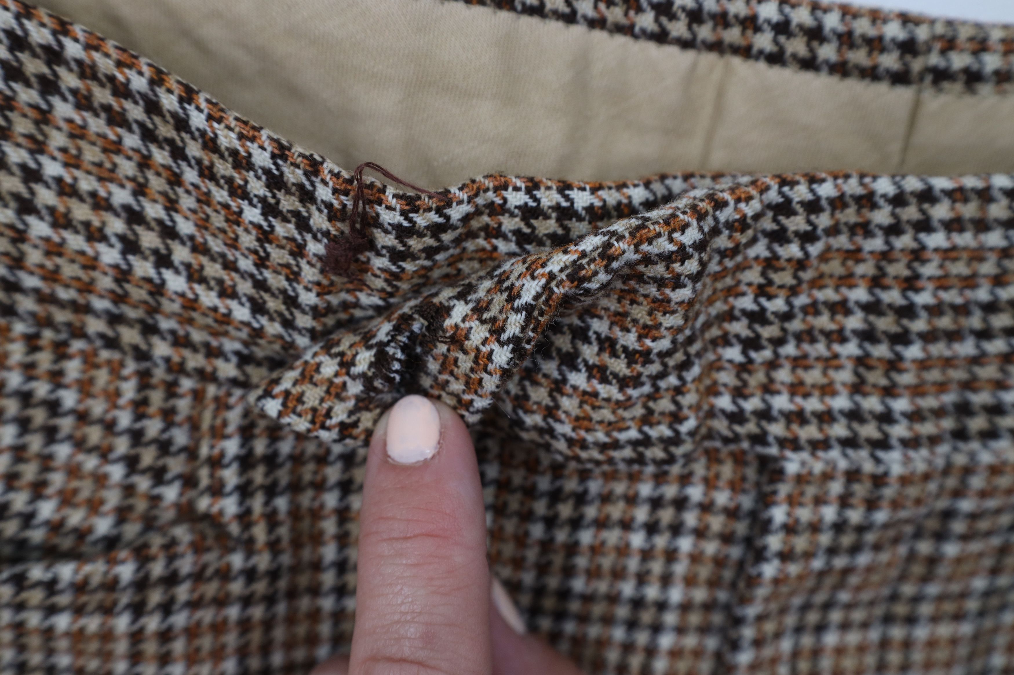 Vintage Vintage 70s Streetwear Houndstooth Bell Bottoms Pants USA Size US 38 / EU 54 - 7 Thumbnail