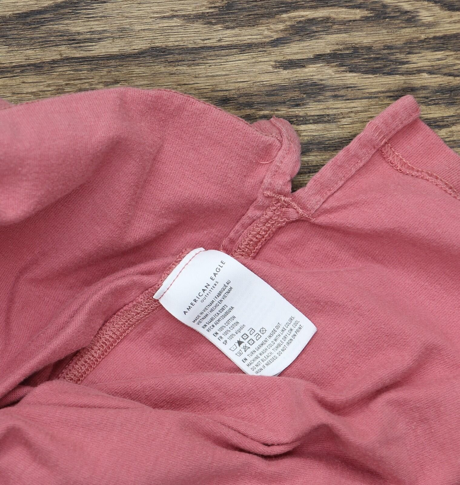 American Eagle Outfitters American Eagle Standard Fit T-shirt Heavyweight Pale Red S Size US S / EU 44-46 / 1 - 5 Thumbnail