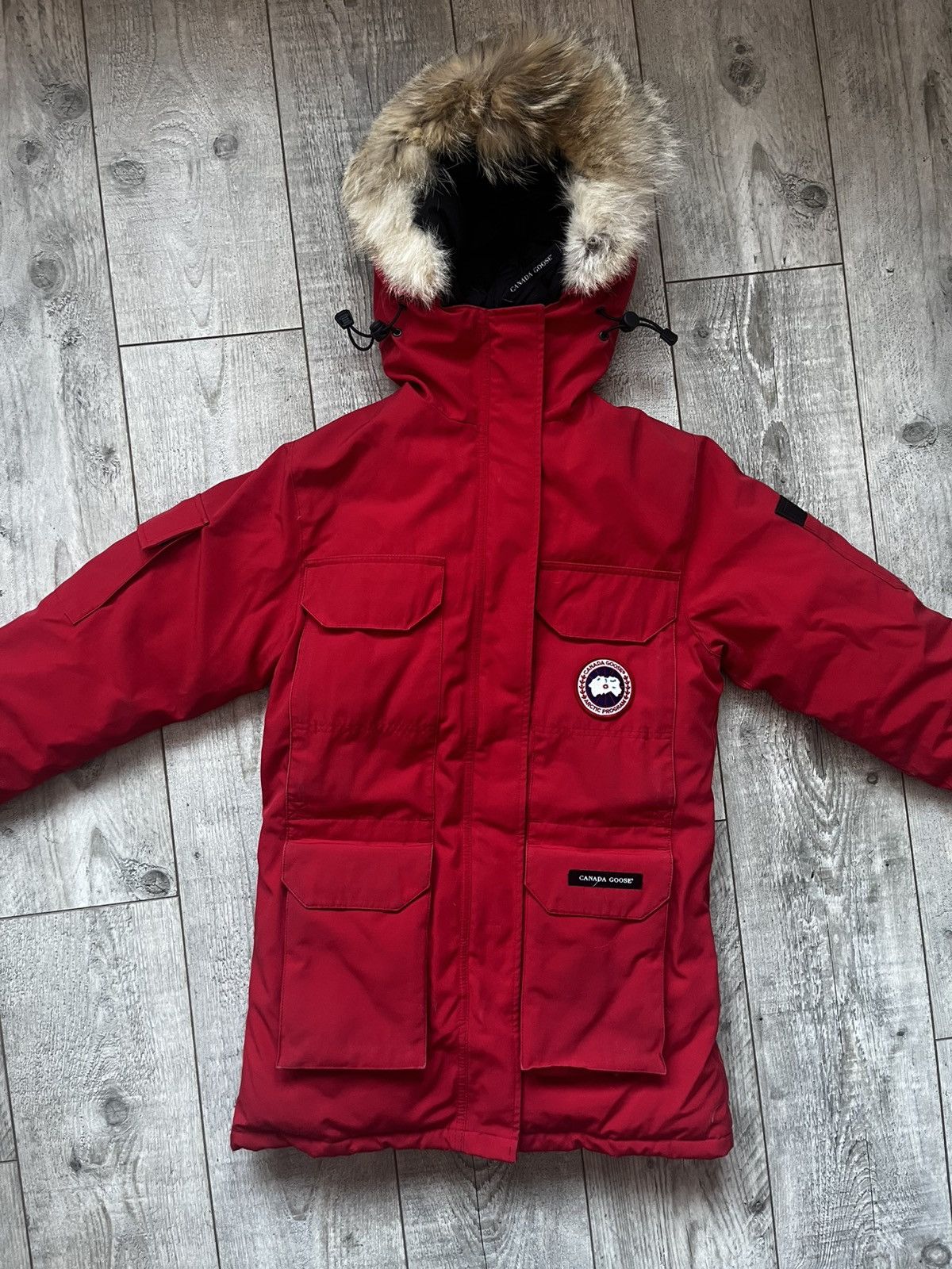 Canada Goose Canada Goose Expedition Jacket Red Genuine XS Size XS / US 0-2 / IT 36-38 - 4 Thumbnail