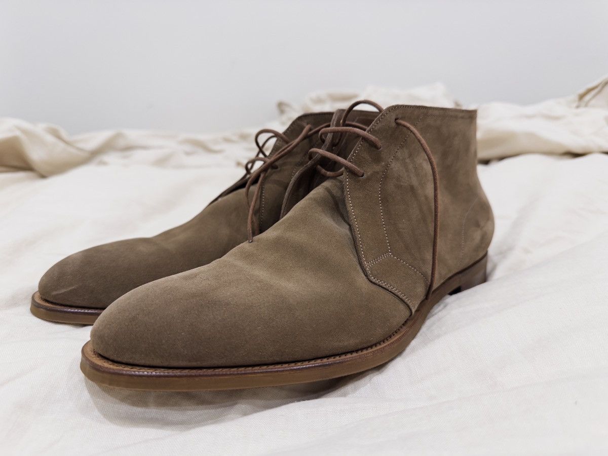Edward Green New Edward Green Shanklin Mole Suede Desert Boot UK9.5E/US10 Size US 10 / EU 43 - 1 Thumbnail
