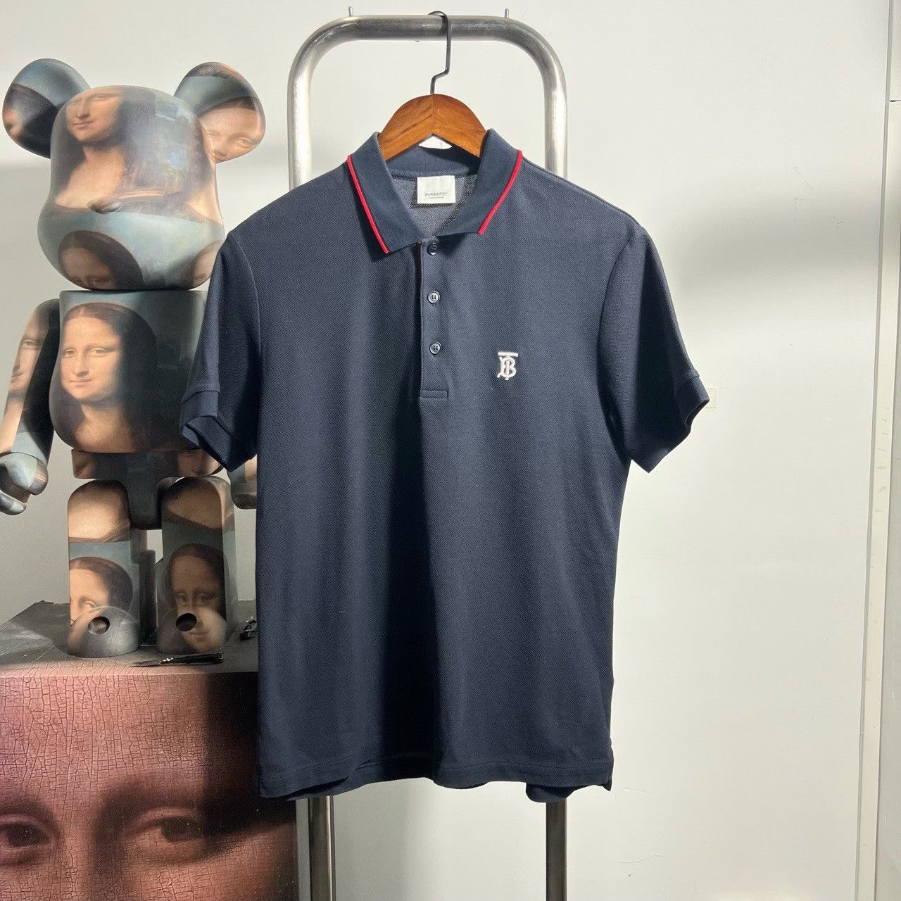 Burberry Burberry Embroidered Polo s Men Size US S / EU 44-46 / 1 - 1 Thumbnail