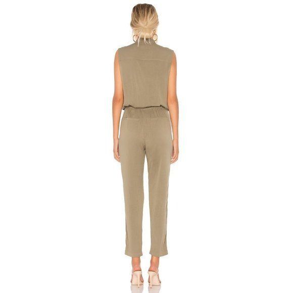 Enza Costa Enza Costa Military Green Jumpsuit Size 27" / US 4 / IT 40 - 2 Thumbnail