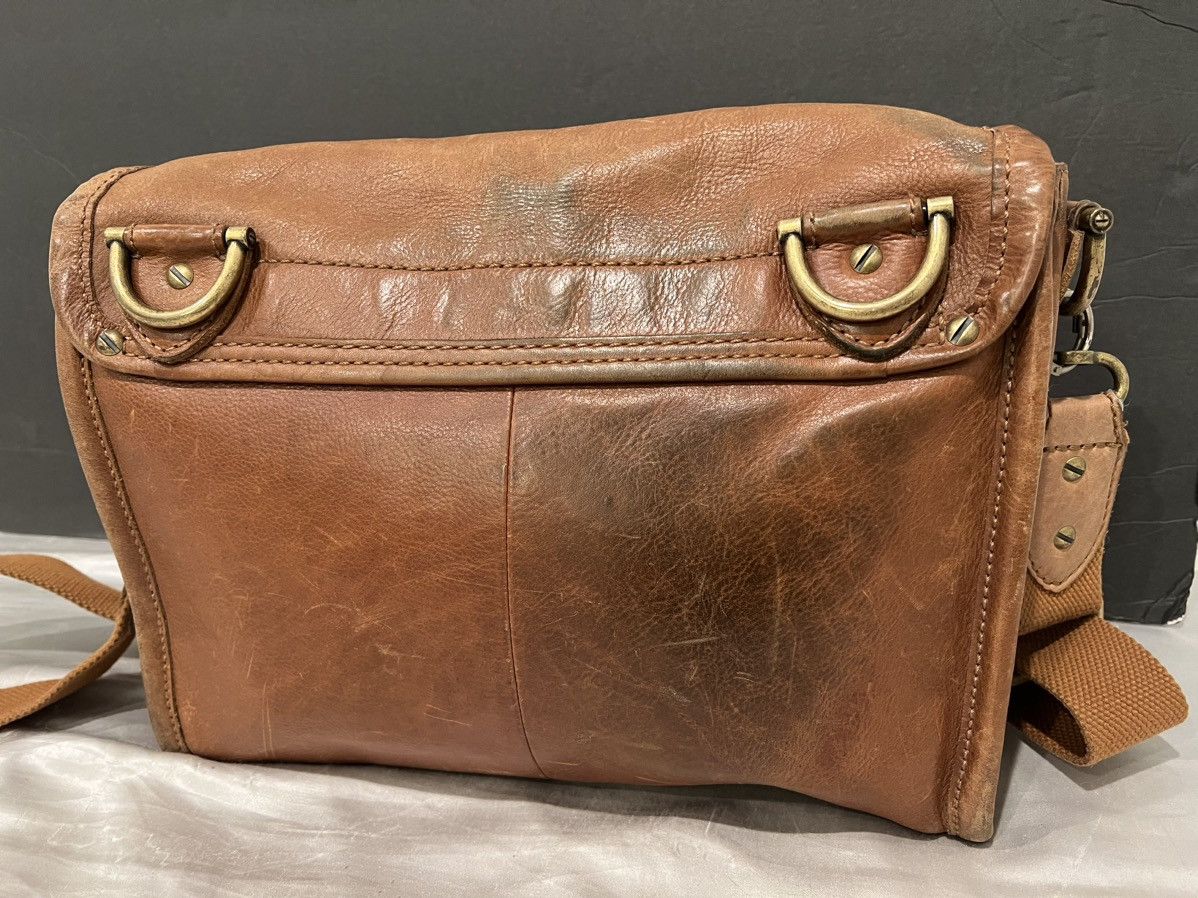 Fossil × Vintage Vintage Fossil Cognac Crossbody Messenger Bag 14x12 Size ONE SIZE - 8 Thumbnail