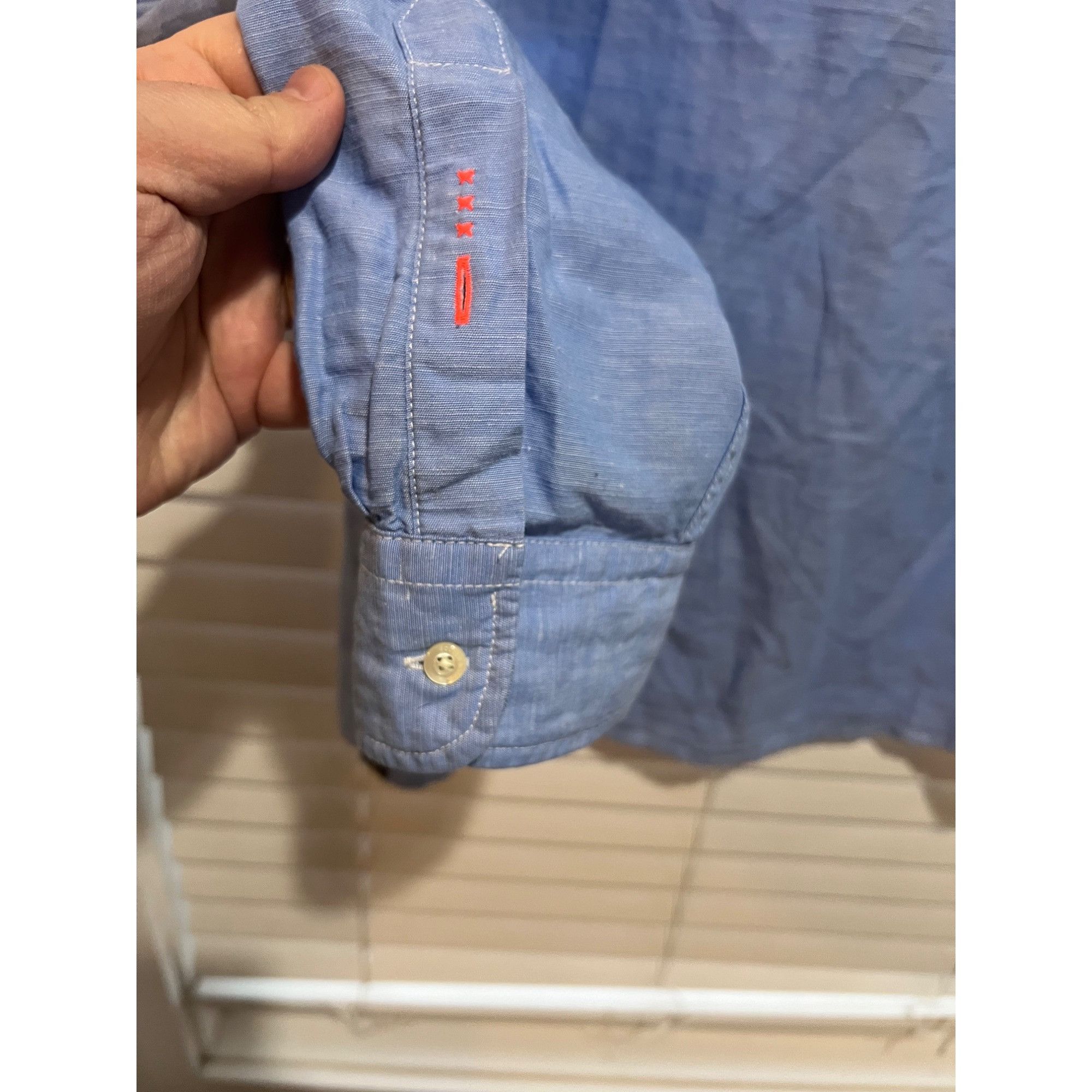 Scotch & Soda Scotch & Soda Linen Blend Button Up Shirt - Size XL Size US XL / EU 56 / 4 - 5 Thumbnail