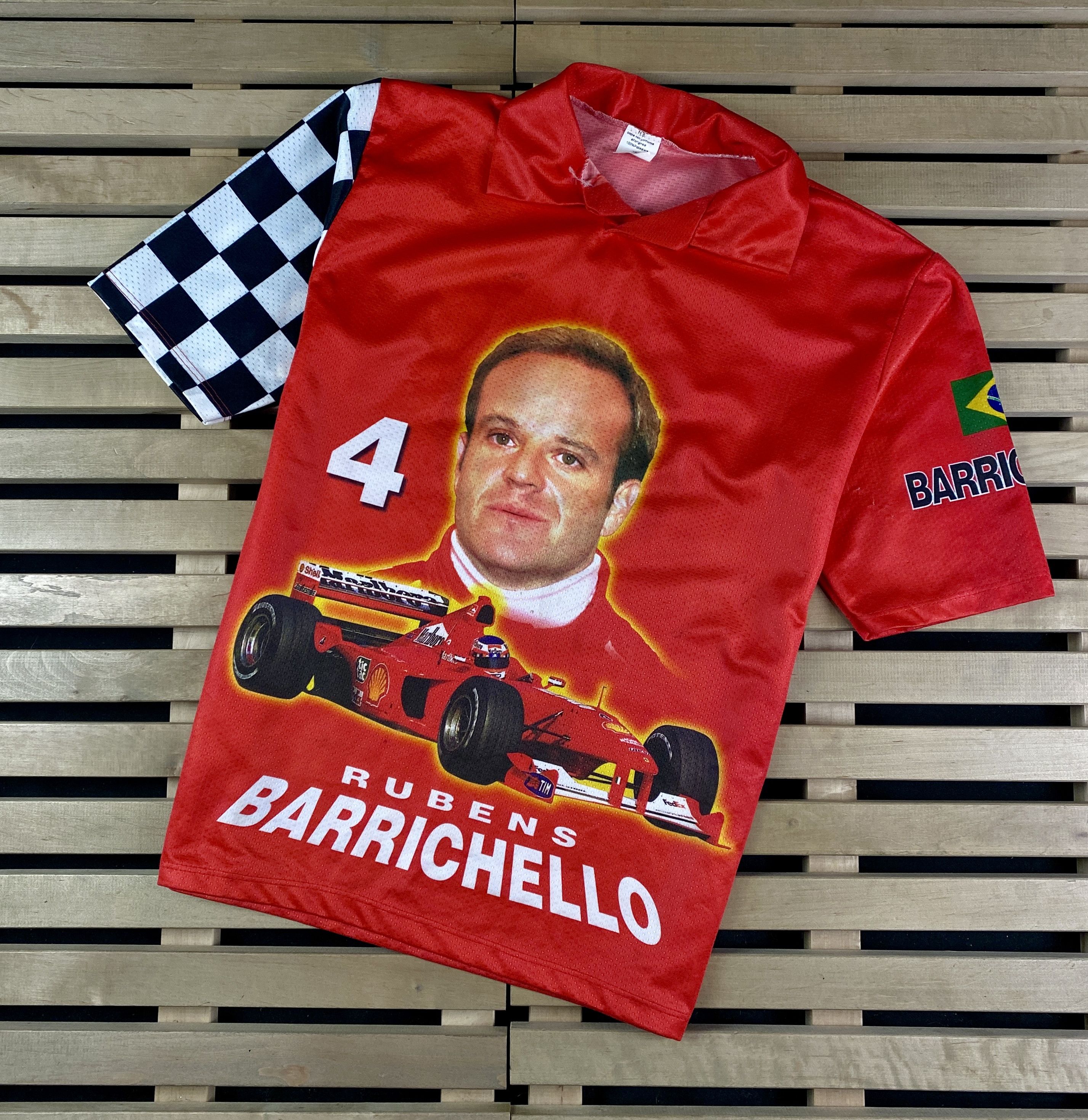 Other Brazil Racing T-Shirt Rubens Barrichello MOTO Size S Size US S / EU 44-46 / 1 - 1 Thumbnail