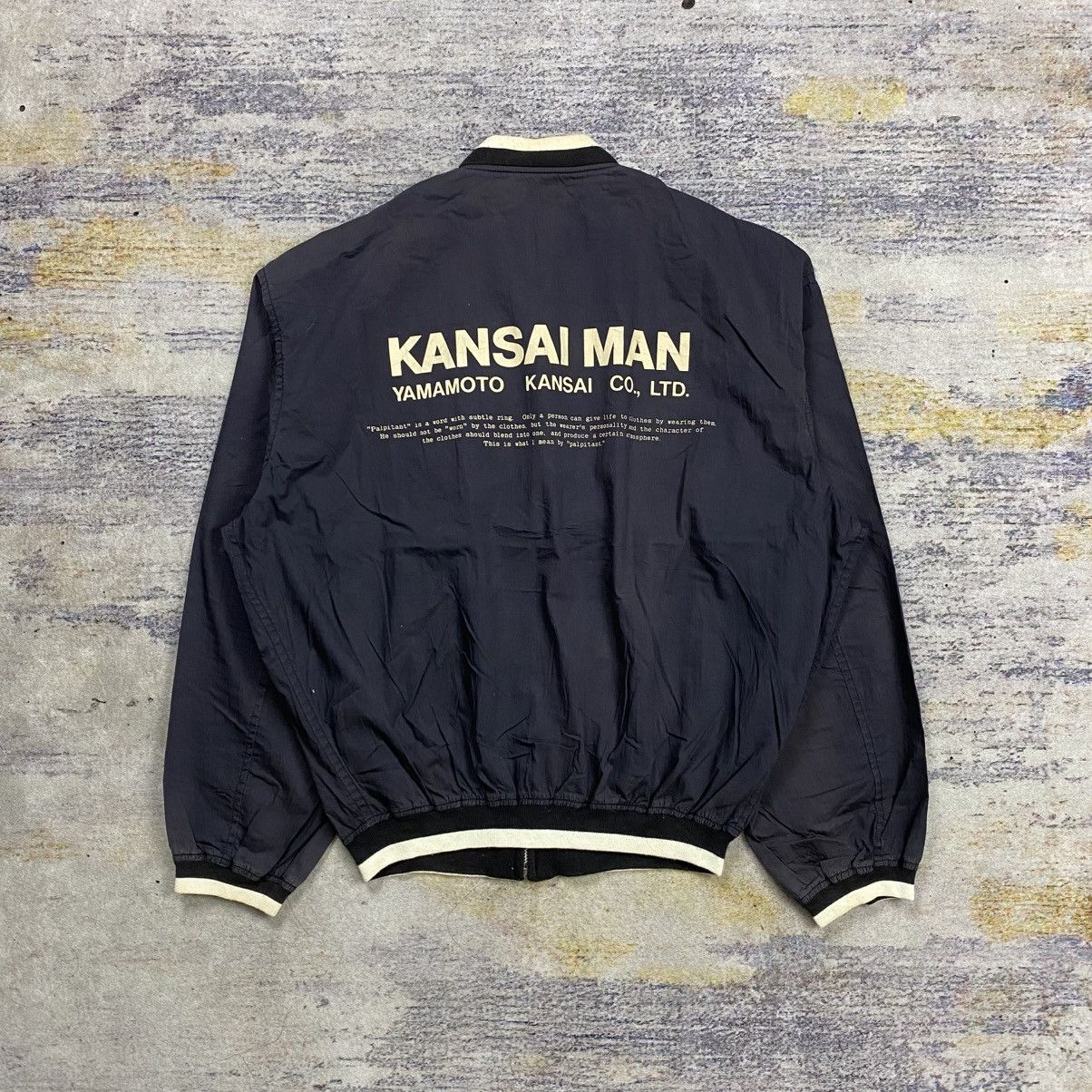 Kansai Yamamoto Vintage 90s kansai Man yutaka nishimura bomber jacket Size US M / EU 48-50 / 2 - 1 Thumbnail