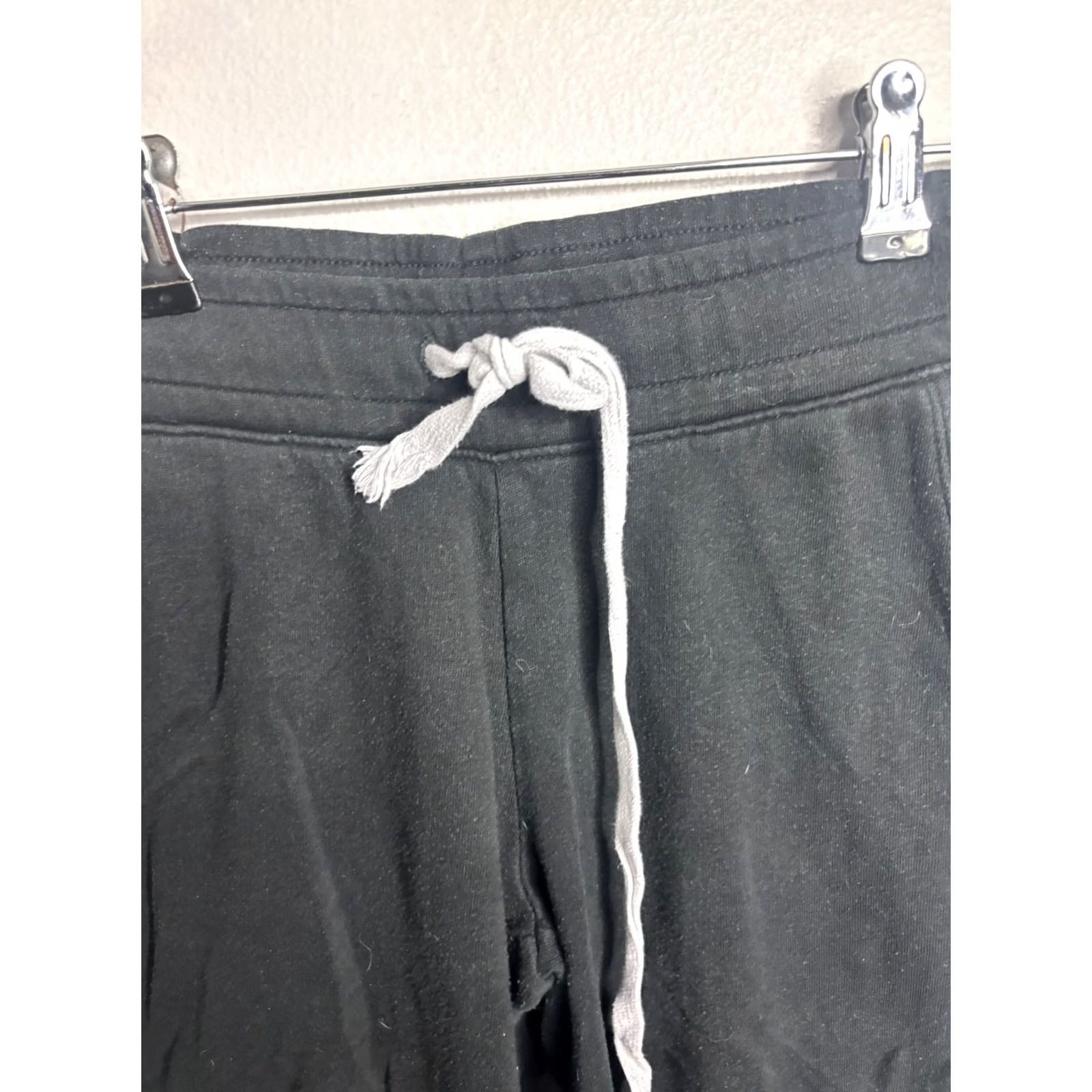 Victoria's Secret Victoria's Secret PINK Cuffed Love Sweatpants Women XS Black Pants 5986 Size 26" / US 2 / IT 38 - 3 Thumbnail