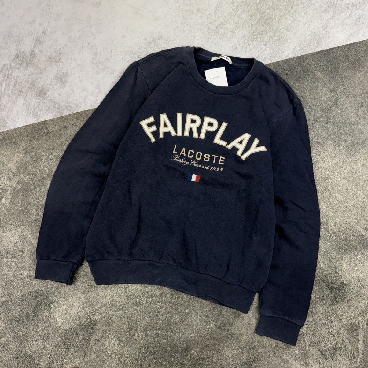 Lacoste LACOSTE fairplay france flag sailing gear sweatshirt Size US M / EU 48-50 / 2 - 1 Thumbnail